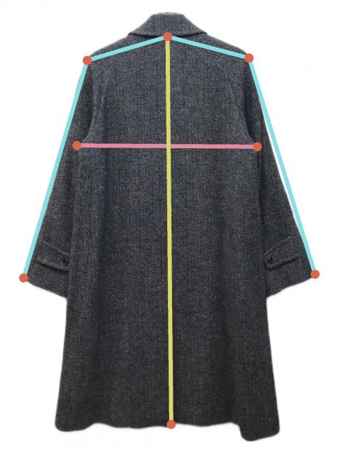 中古・古着通販】BONCOURA (ボンクラ) hand wovenツイードステンカラー