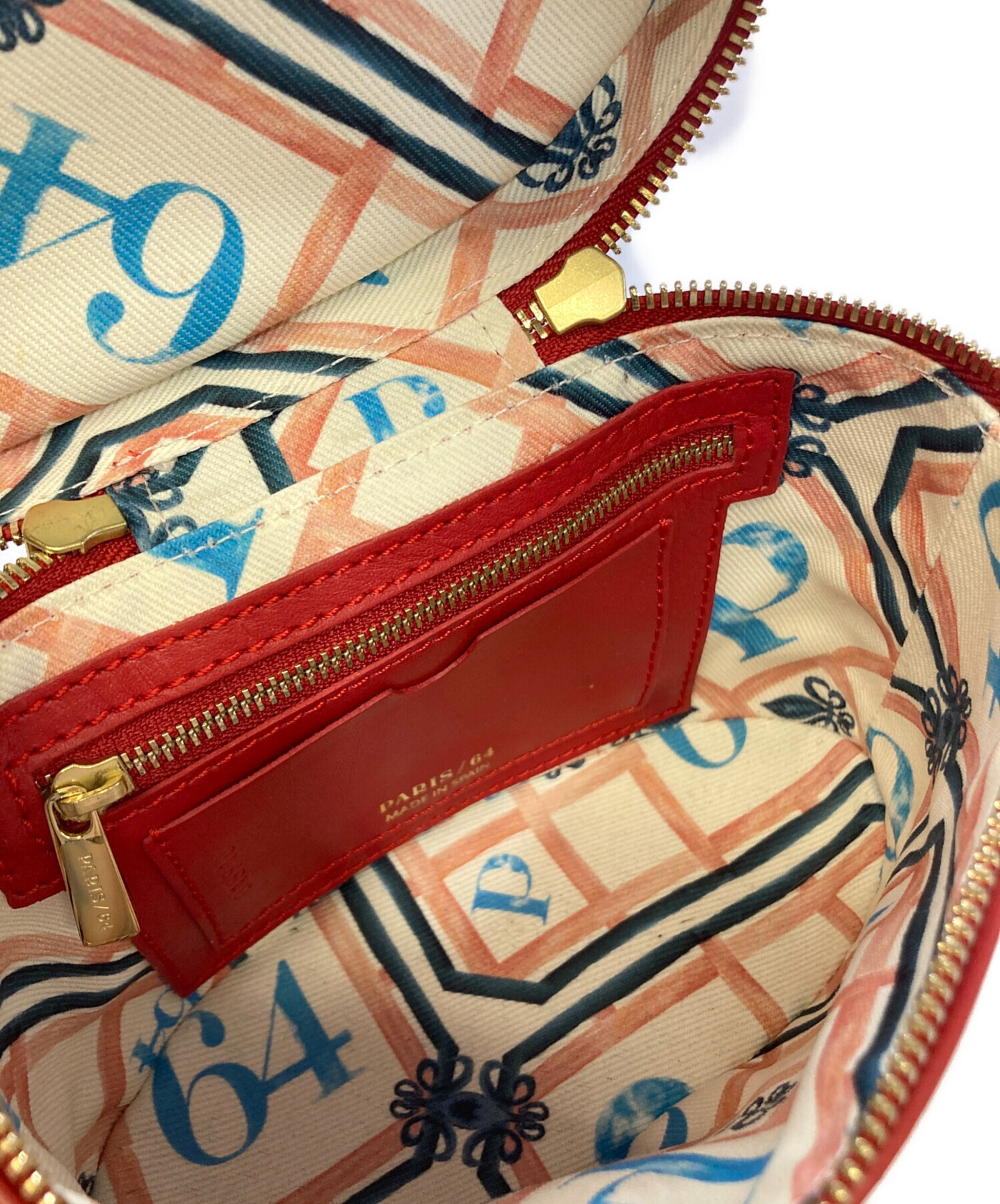 中古・古着通販】PARIS/64 (パリ64) Prismatic ハンドバッグ レッド