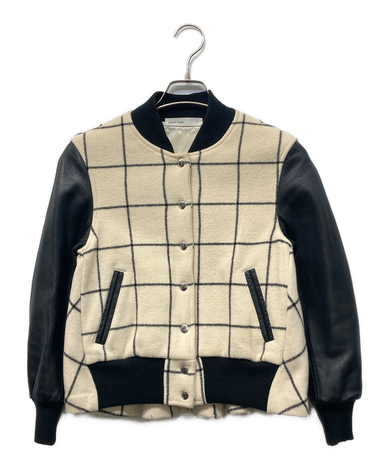 中古・古着通販】sacai luck (サカイラック) チェックスタジャン