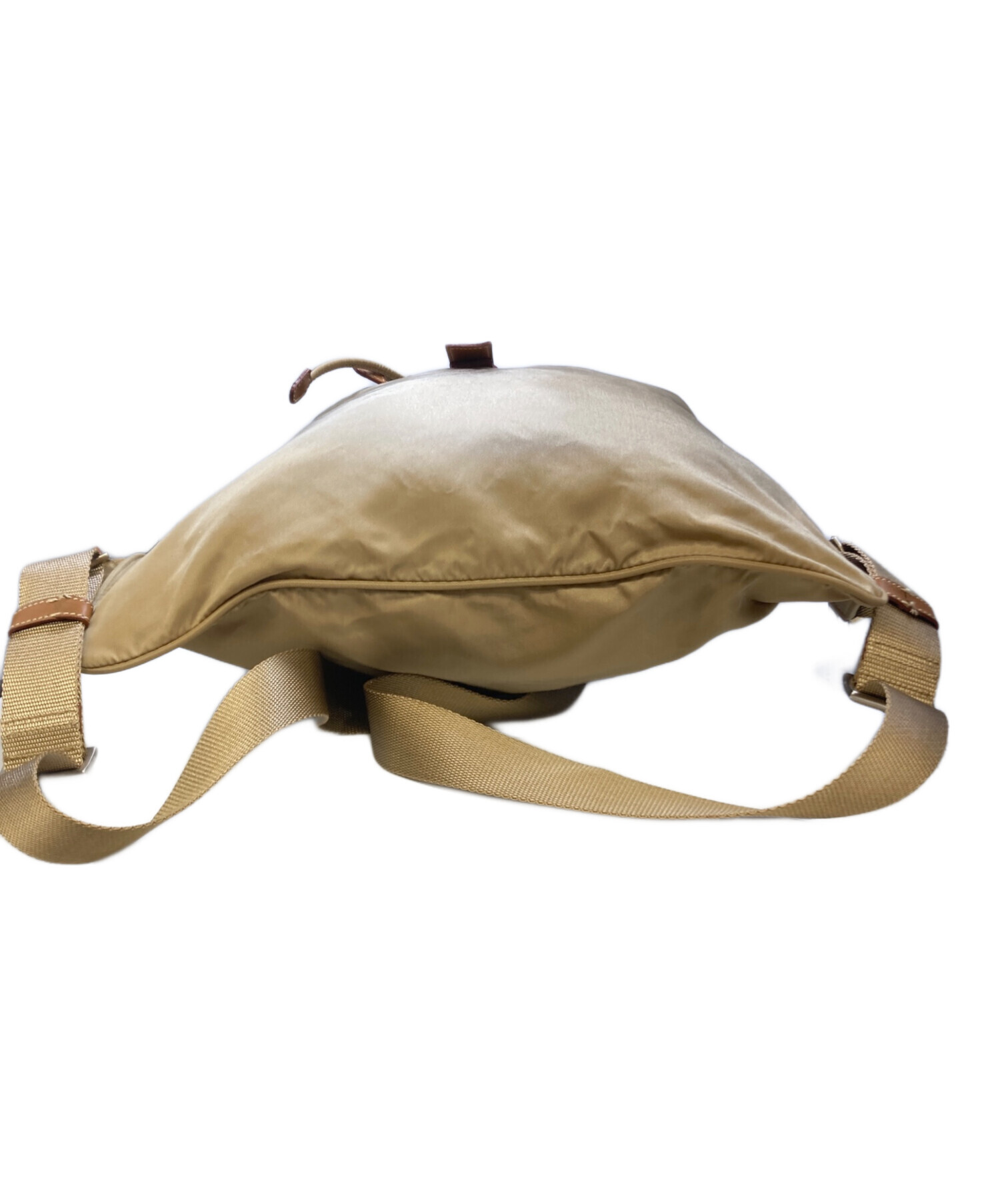 中古・古着通販】PRADA (プラダ) ナイロンミニリュック ベージュ