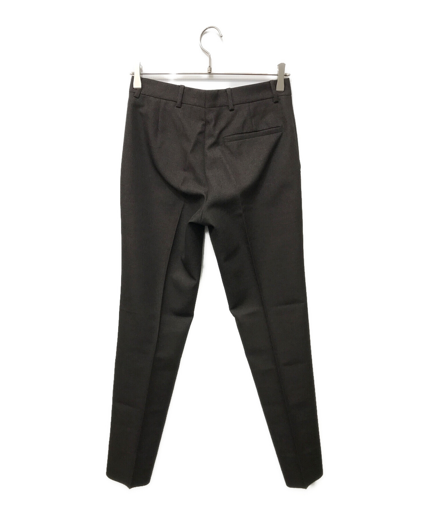 中古・古着通販】MIU MIU (ミュウミュウ) スラックス ブラウン サイズ 中古・古着通販】MIU MIU (ミュウミュウ) スラックス ブラウン サイズ