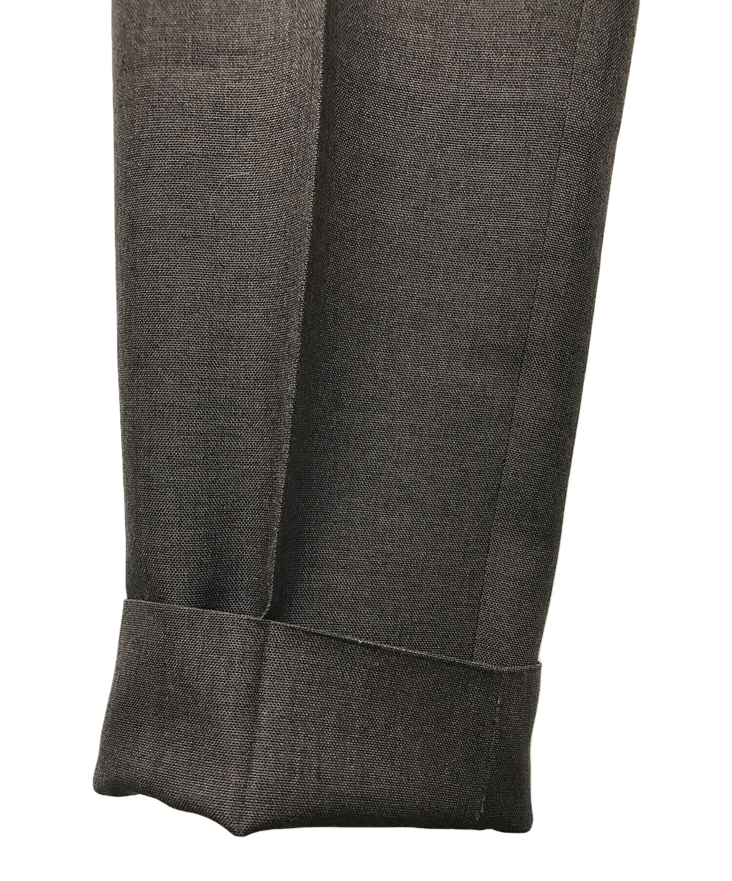 中古・古着通販】MIU MIU (ミュウミュウ) スラックス ブラウン サイズ