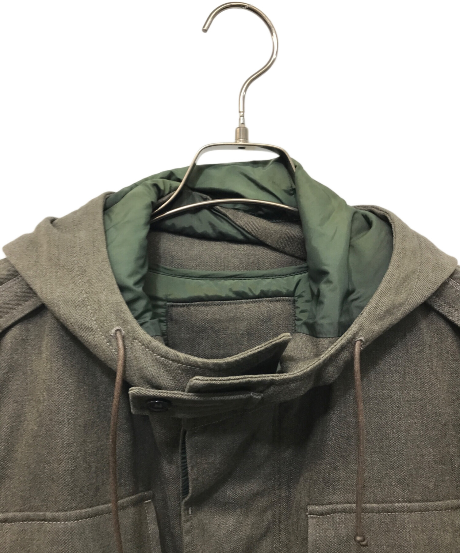 中古・古着通販】MIU MIU (ミュウミュウ) Army Parka グレー サイズ:S