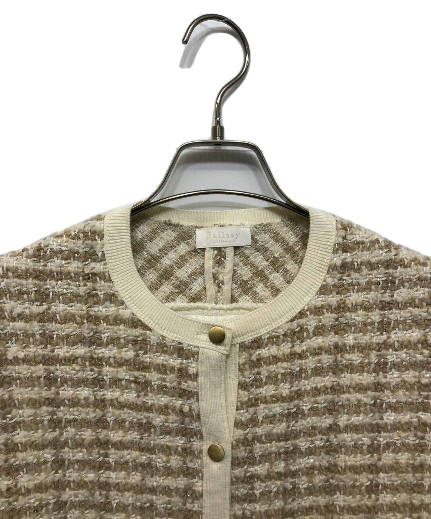 中古・古着通販】BALLSEY (ボールジィ) ニットコンビツイード フレンチ