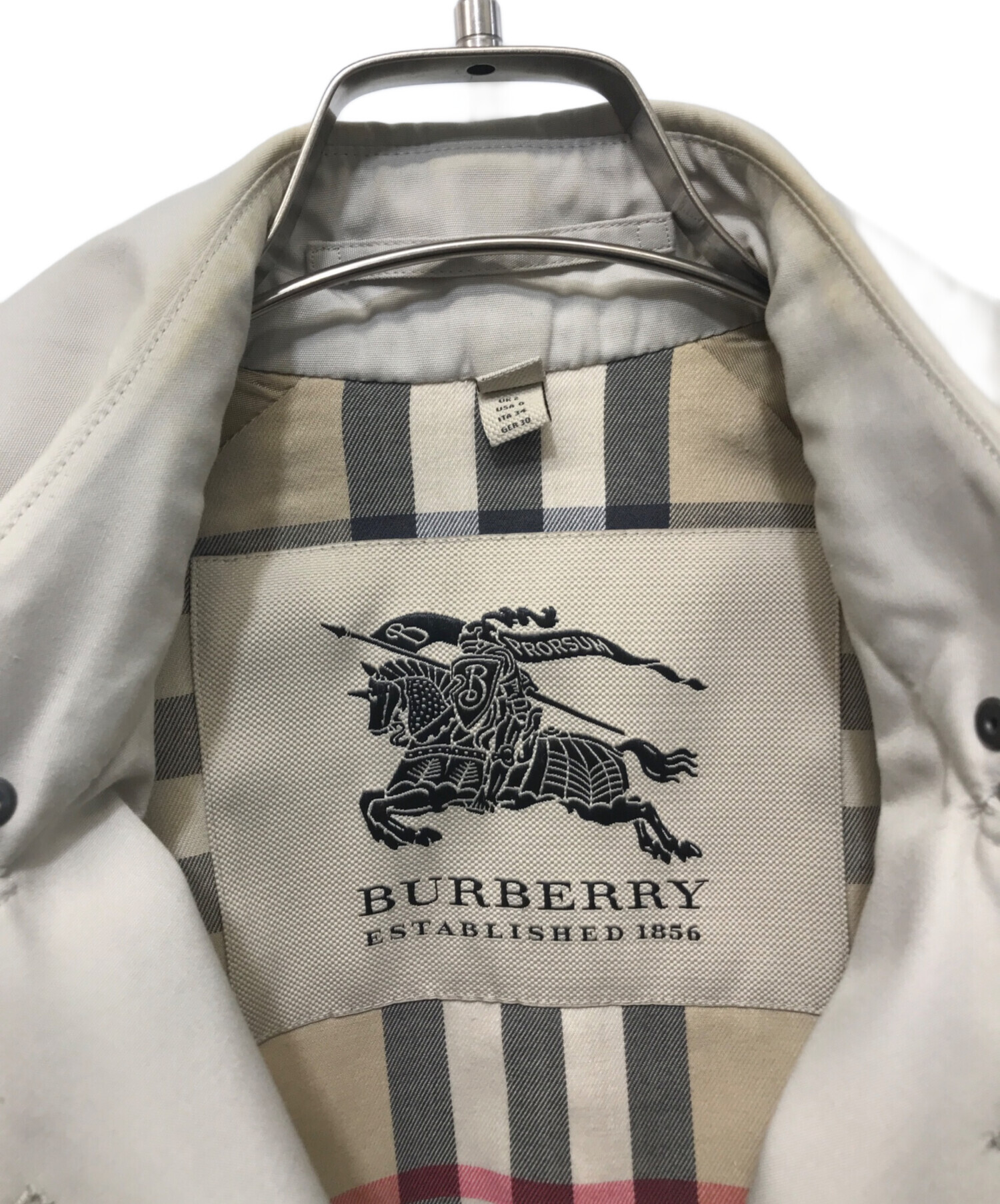 中古・古着通販】BURBERRY (バーバリー) ノバチェックライニング