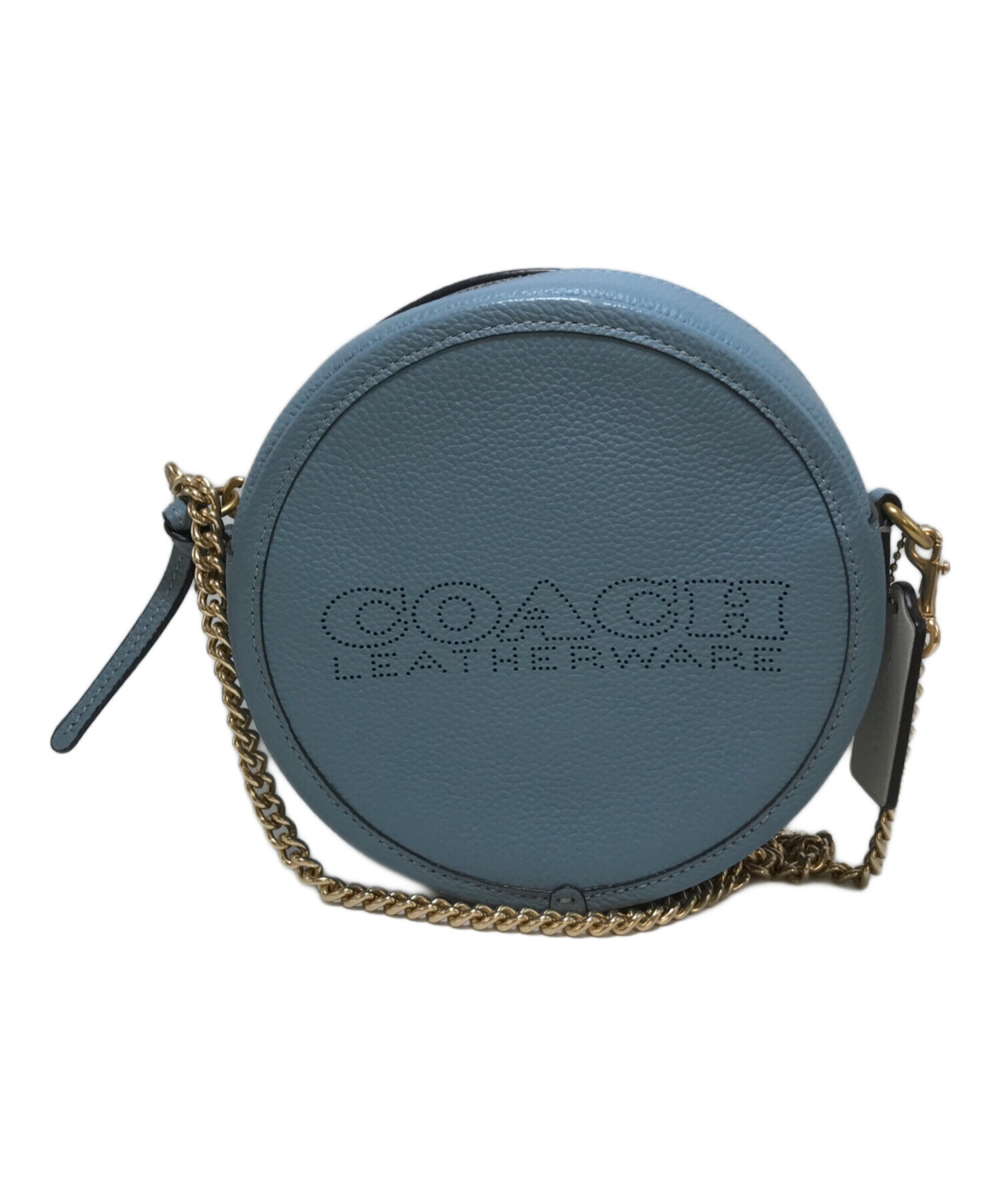 中古・古着通販】COACH (コーチ) キア サークルバッグ ブルー 