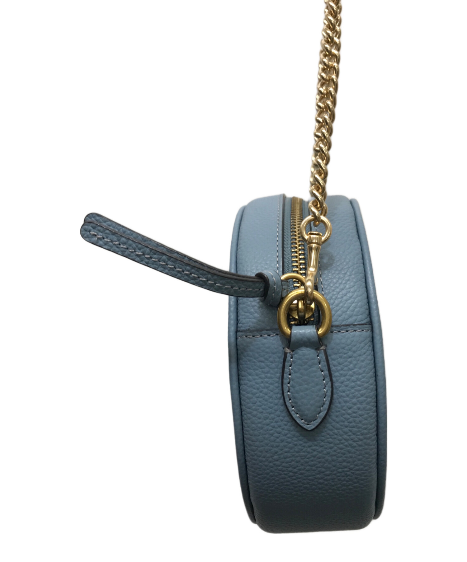 中古・古着通販】COACH (コーチ) キア サークルバッグ ブルー 