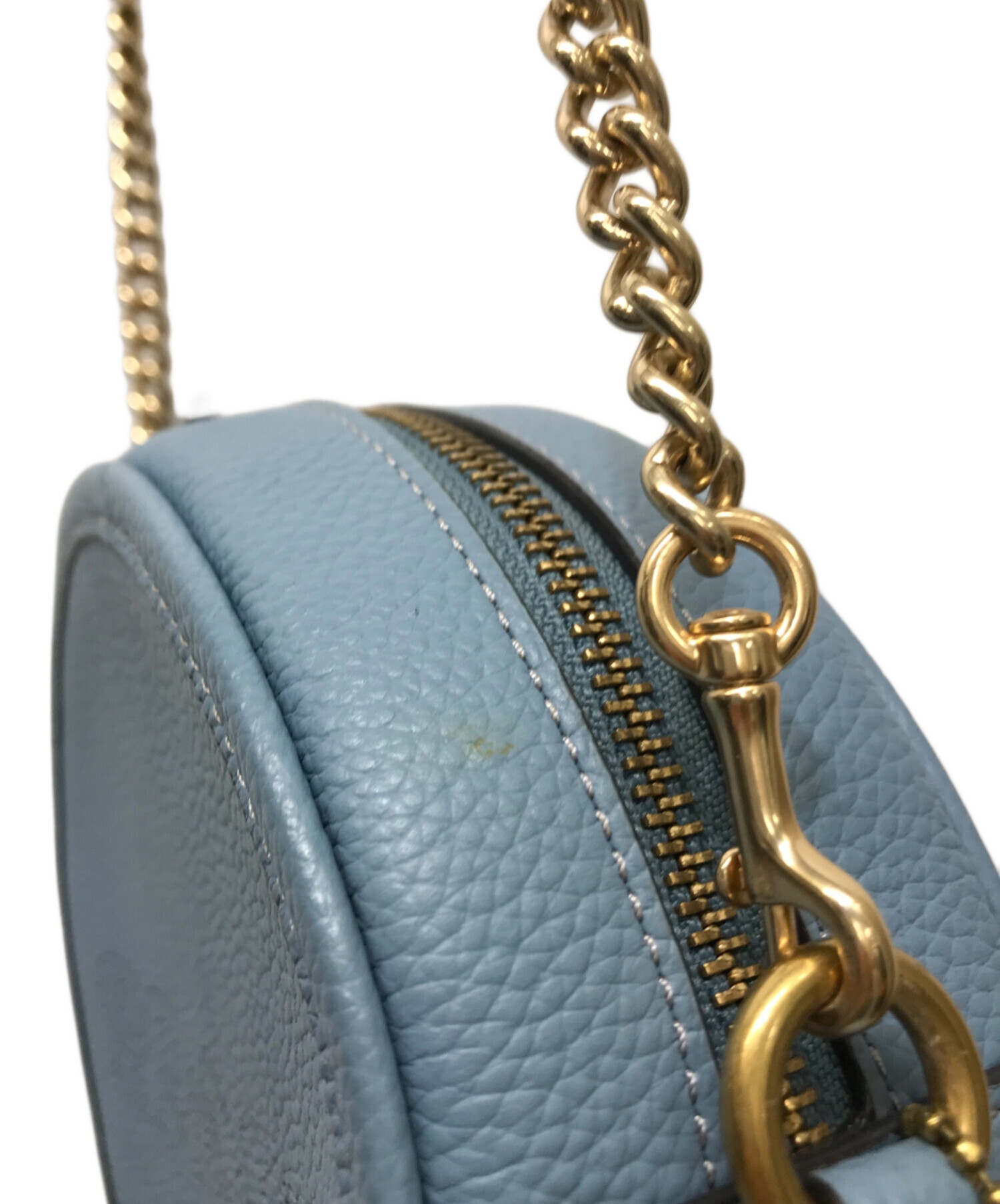 中古・古着通販】COACH (コーチ) キア サークルバッグ ブルー 