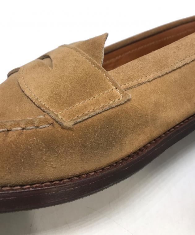 オールデン　スウェードローファー　7•2/1 中古・古着通販】ALDEN (オールデン) スウェードコインローファー