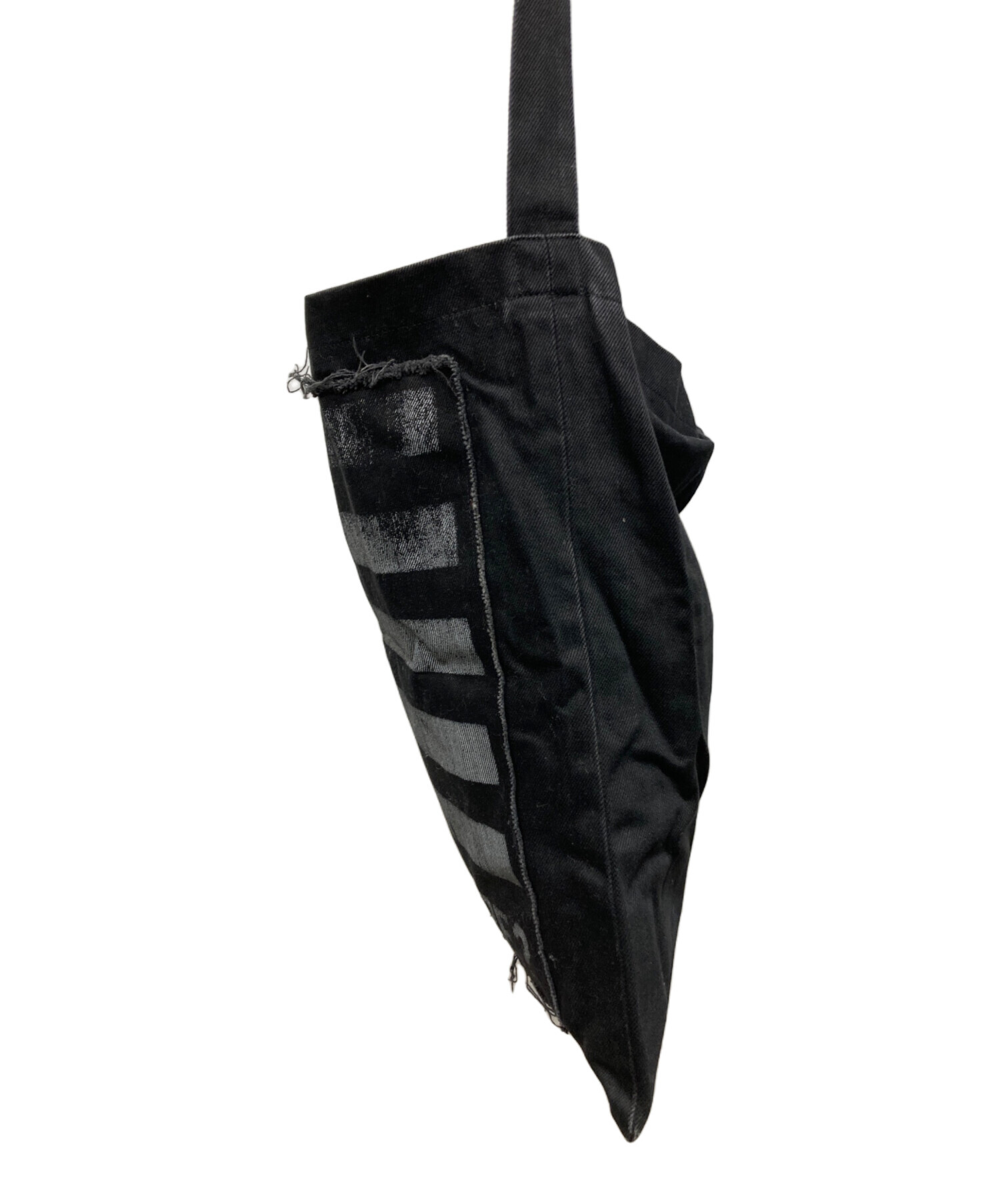 ラフシモンズ RAF SIMONS トートバッグ　ブラック　新品未使用　初期 RAF SIMONS（ラフシモンズ） オーバーサイズド デニムトートバッグ