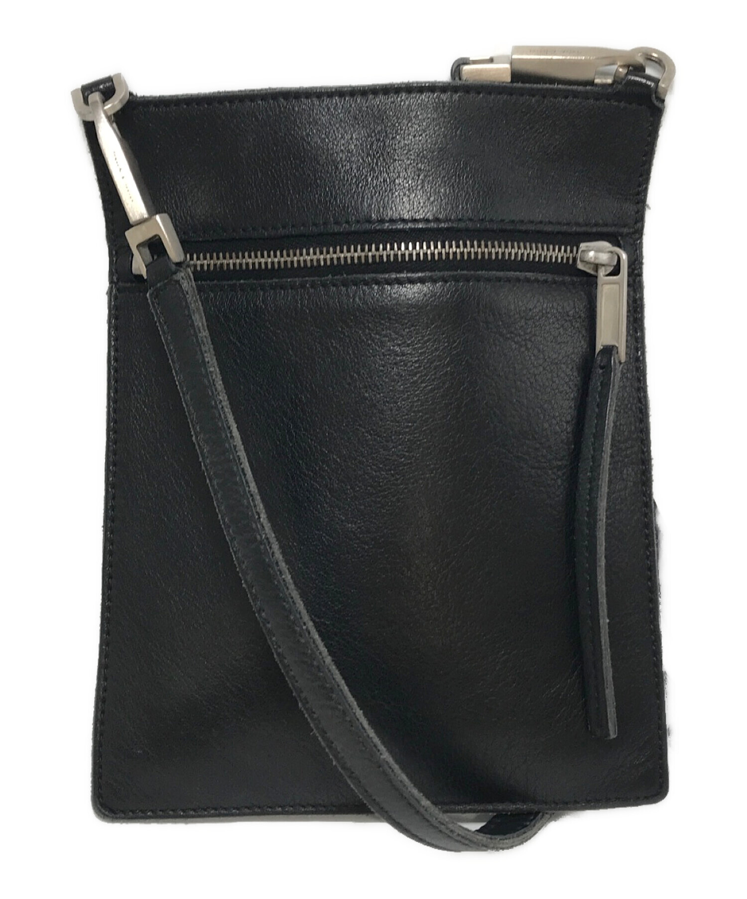 中古・古着通販】RICK OWENS (リックオウエンス) レザーミニショルダー