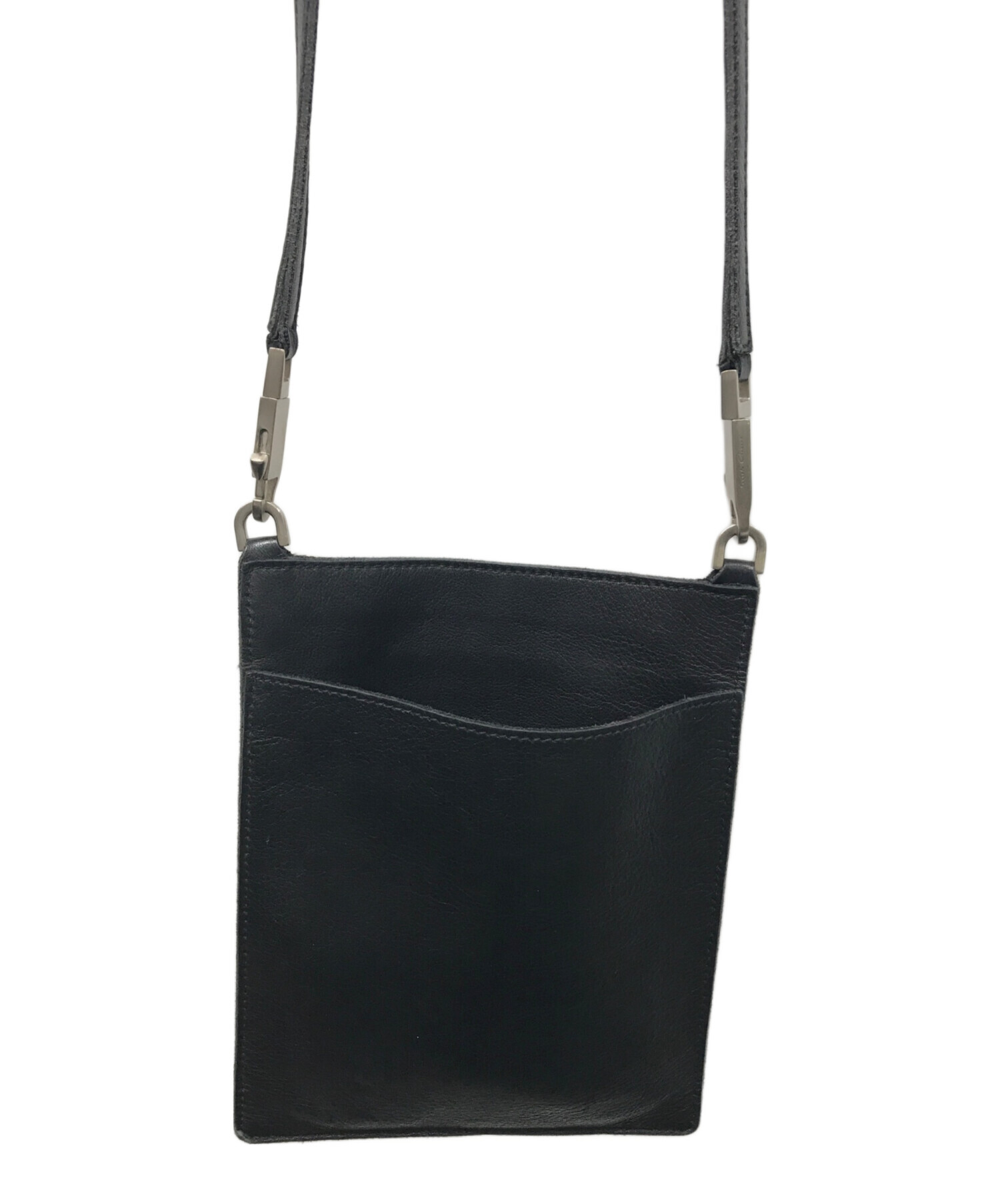 Rick Owens mini ショルダーバッグ　ショルダーポーチ　レザー 中古・古着通販】RICK OWENS (リックオウエンス) レザーミニショルダー