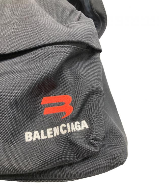 中古・古着通販】BALENCIAGA (バレンシアガ) ロゴデイパック ブラック