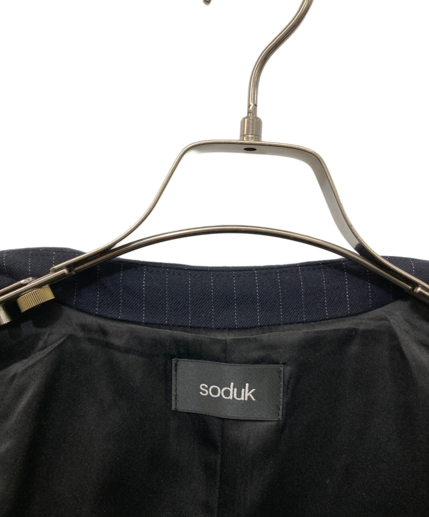 中古・古着通販】soduk (スドーク) ウール切替テーラードジャケット 
