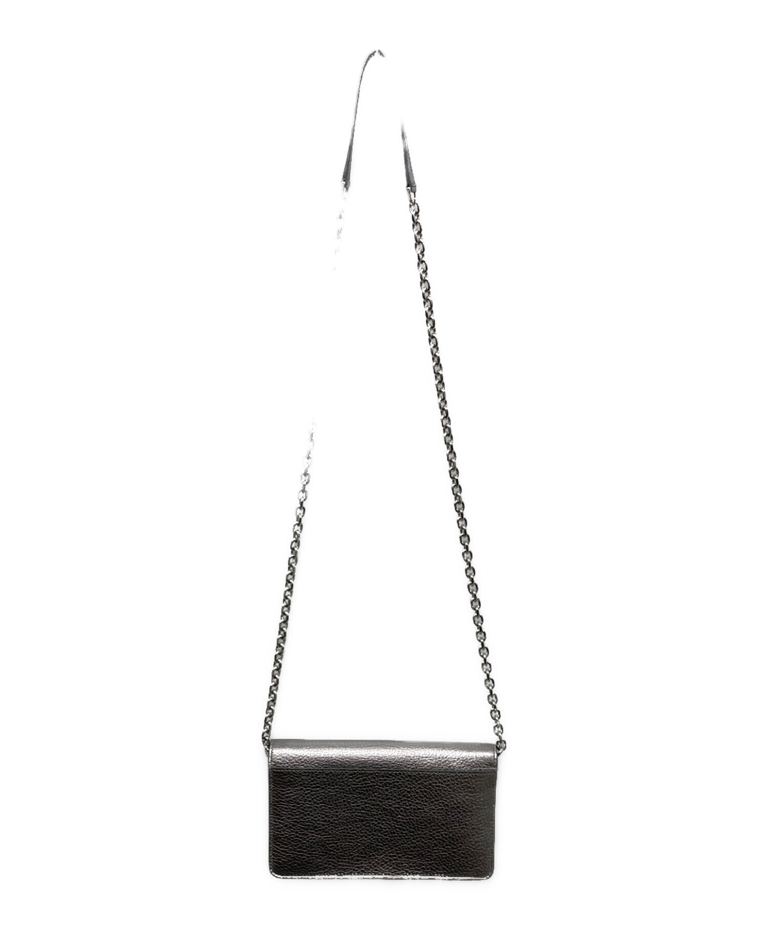 【美品】maison margiela マルジェラ　シルバーチェーンウォレット Maison Margiela Four Stitches チェーンウォレット | シルバートーン
