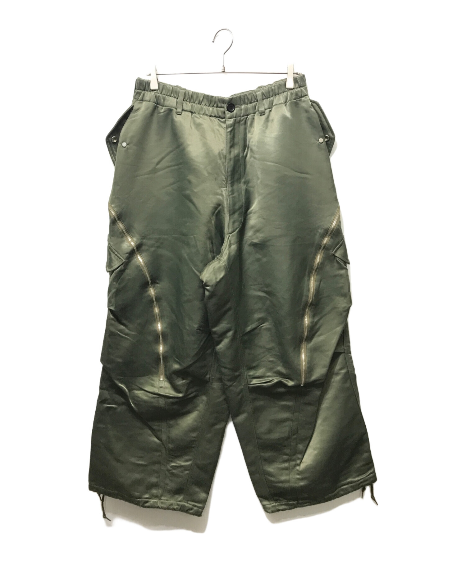 ROTOL トルネードパンツ サイズ3 OLIVE 中古・古着通販】ROTOL (ロトル) TORNADO PANTS オリーブ サイズ:SIZE
