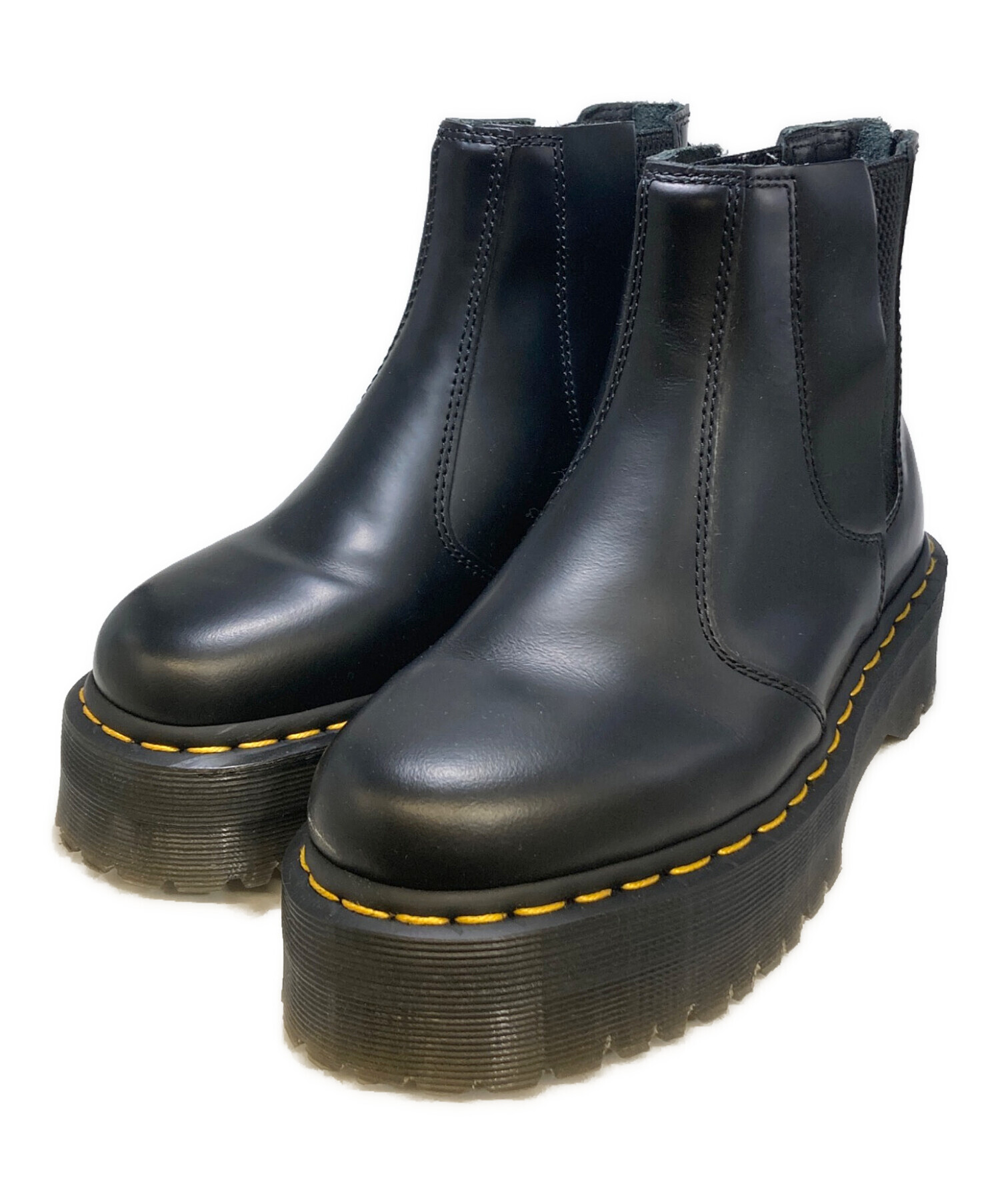 Dr. Martens サイドゴアブーツ 黒　24センチ 中古・古着通販】Dr.Martens (ドクターマーチン) Y's (ワイズ