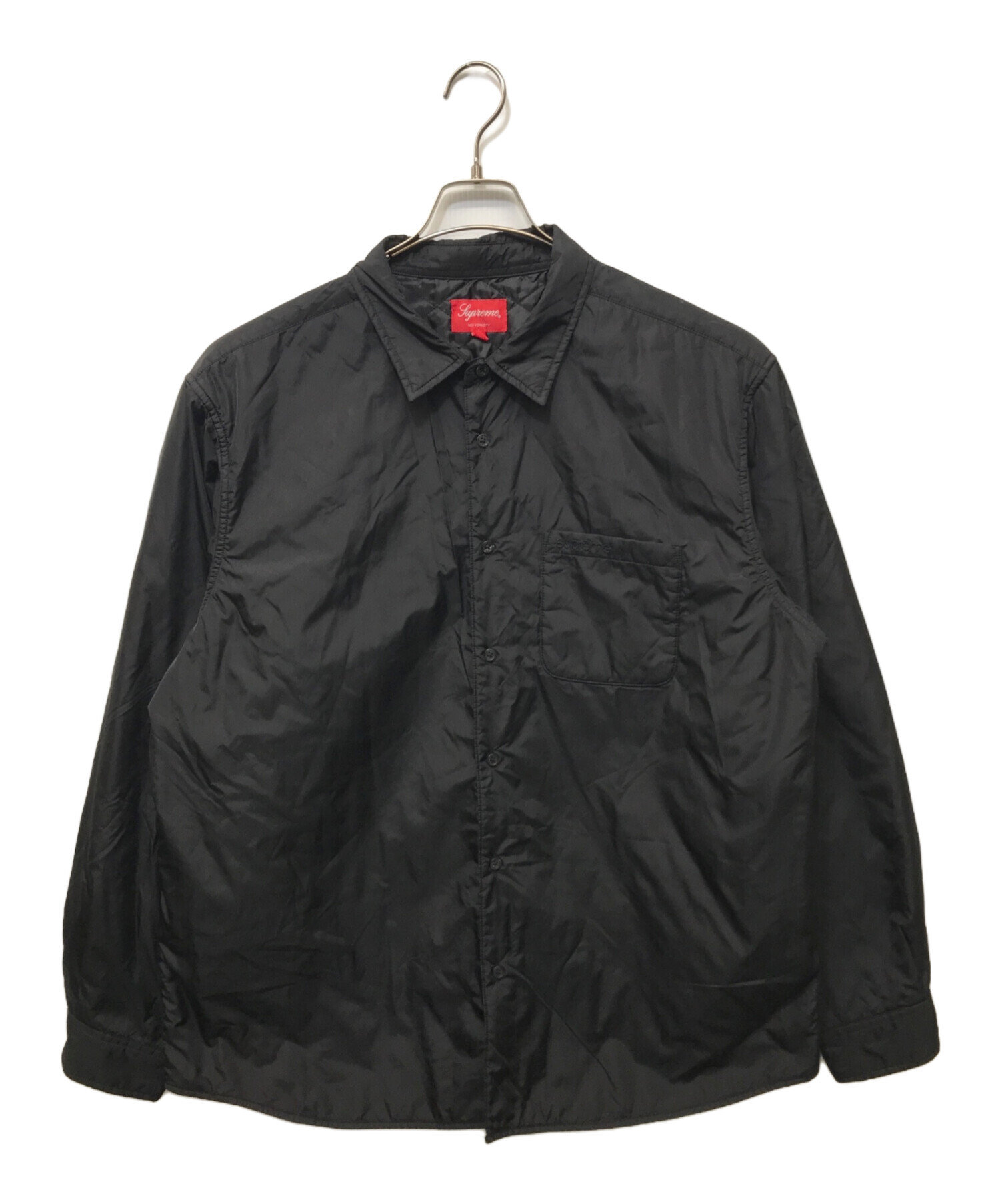 中古・古着通販】SUPREME (シュプリーム) Nylon Filled Shirt ブラック