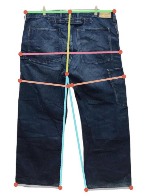 中古・古着通販】RRL (ダブルアールエル) デニムベイカーパンツ