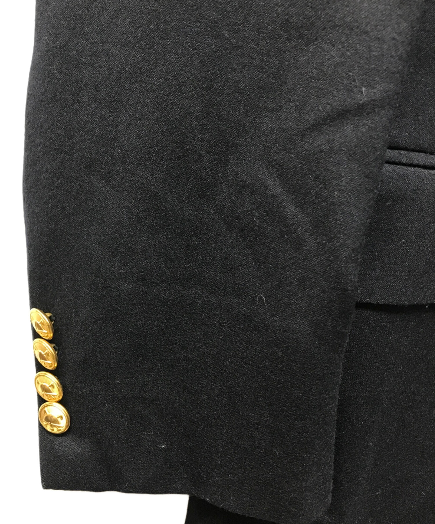 お値下げしました。Polo Ralph Lauren 黒ブレザー Sサイズ 中古・古着通販】POLO RALPH LAUREN (ポロ・ラルフローレン) 金釦3B