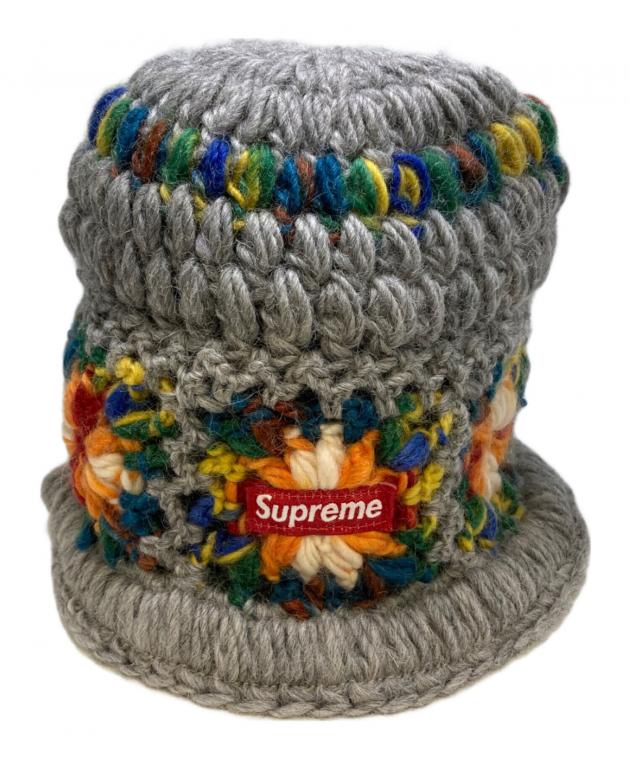 中古・古着通販】Supreme (シュプリーム) crochet beanie グレー