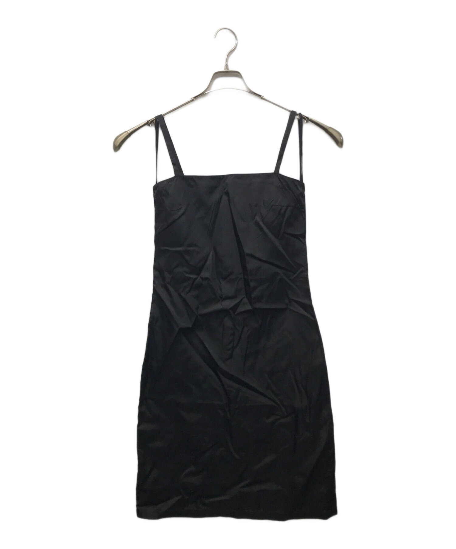 中古・古着通販】PRADA (プラダ) トライアングルロゴキャミワンピース