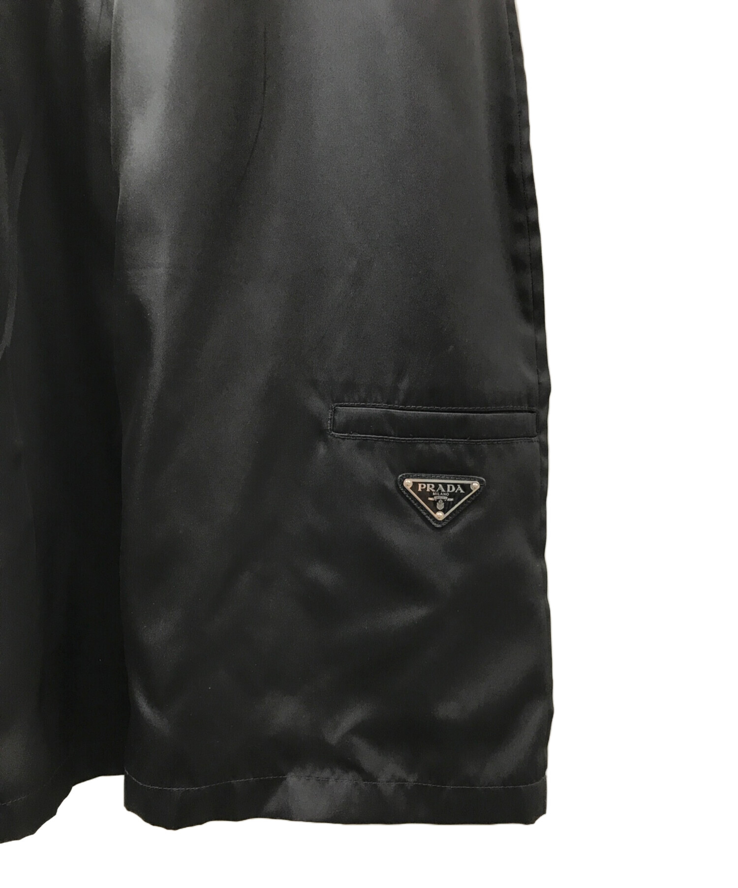 中古・古着通販】PRADA (プラダ) トライアングルロゴキャミワンピース