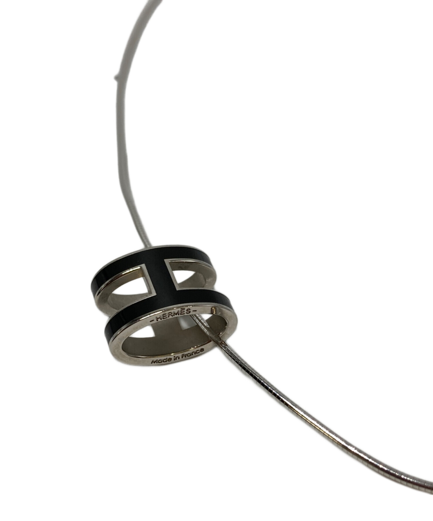 中古・古着通販】HERMES (エルメス) ポップアッシュ Hロゴネックレス