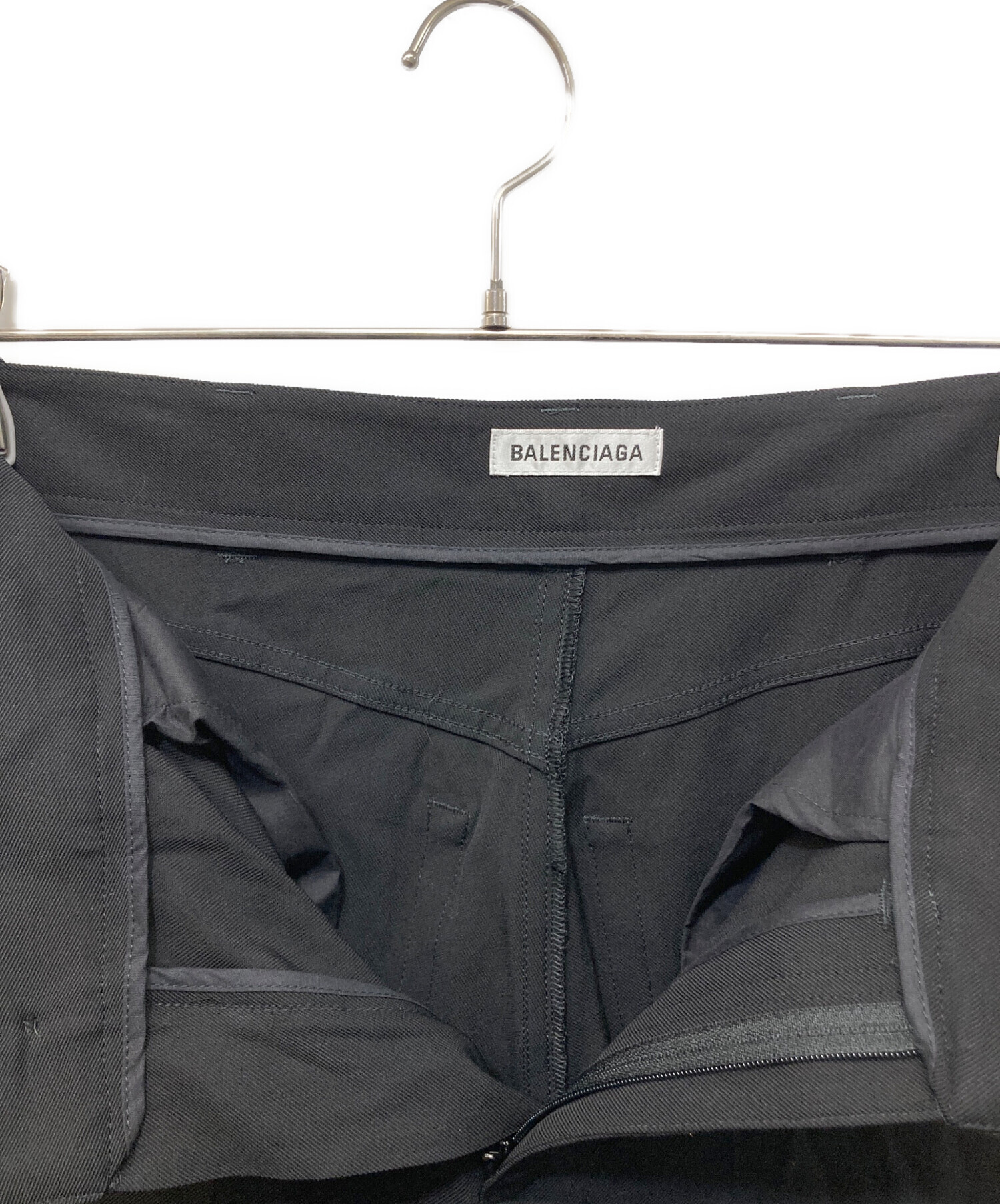 中古・古着通販】BALENCIAGA (バレンシアガ) スラックス ブラック