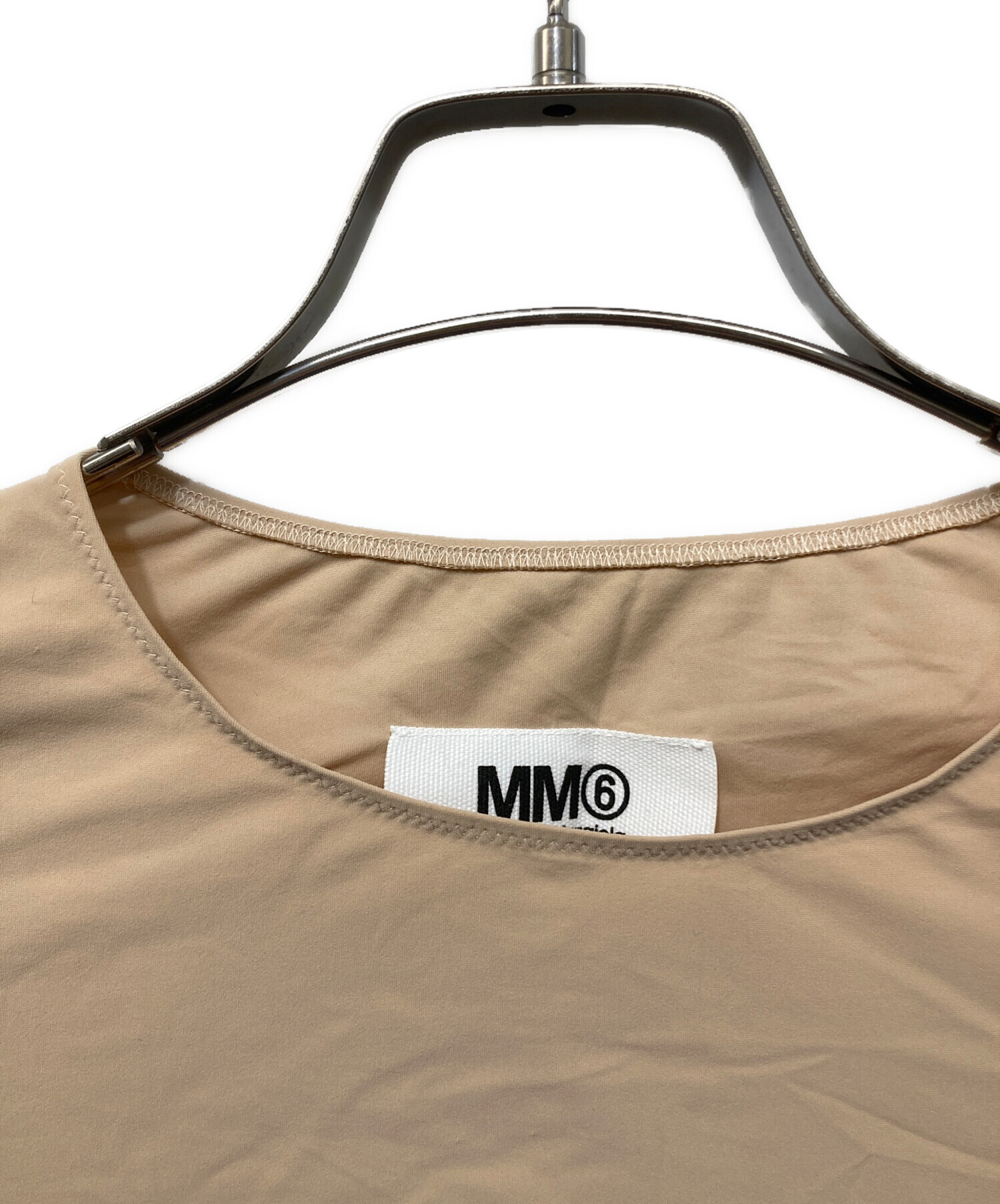 MM6 MAISON MARGIELA ベージュ 長袖カットソータグ付き 中古・古着通販】MM6 Maison Margiela (エムエムシックスメゾン