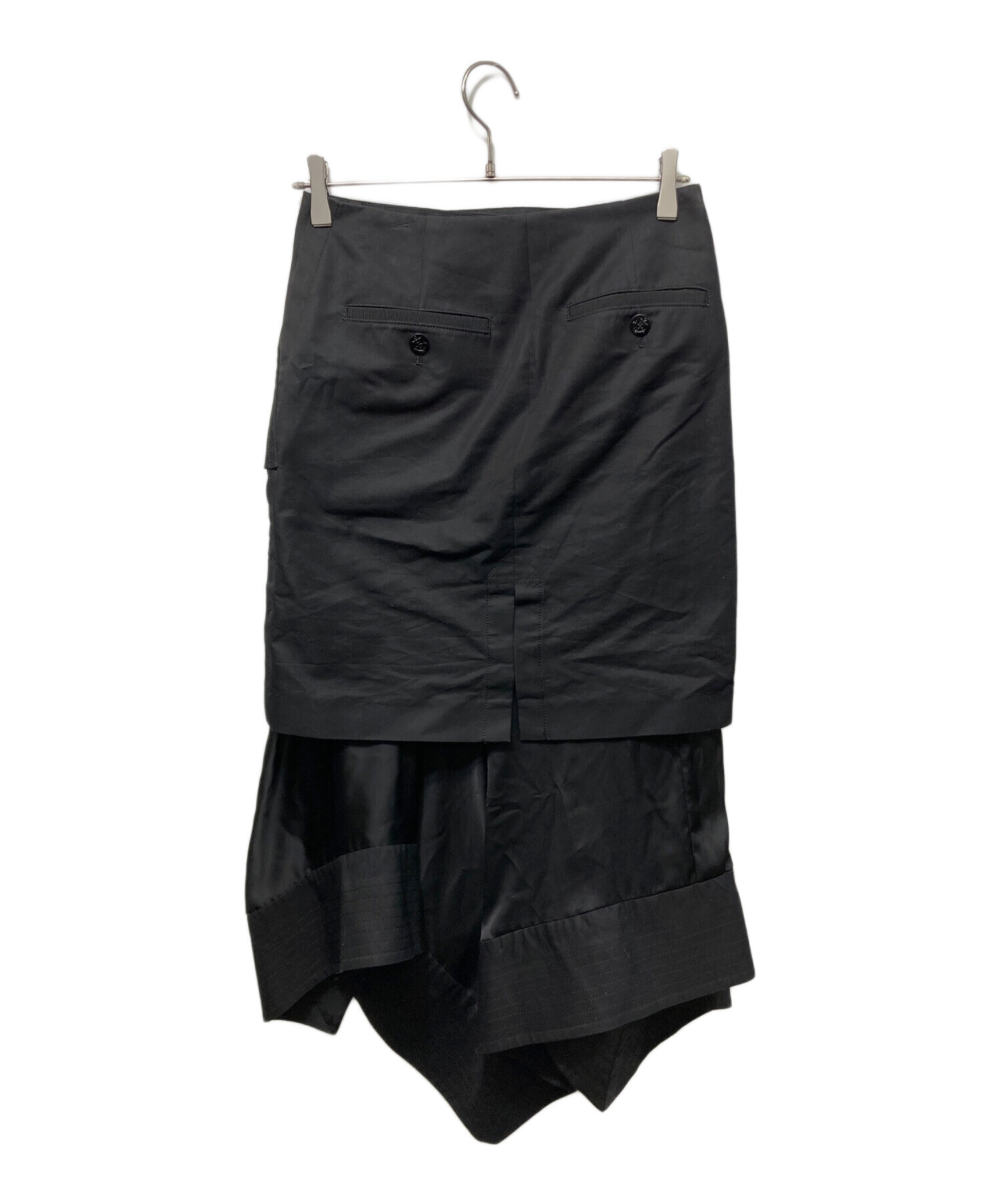 中古・古着通販】sacai (サカイ) Double Breasted Asymmetry Skirt