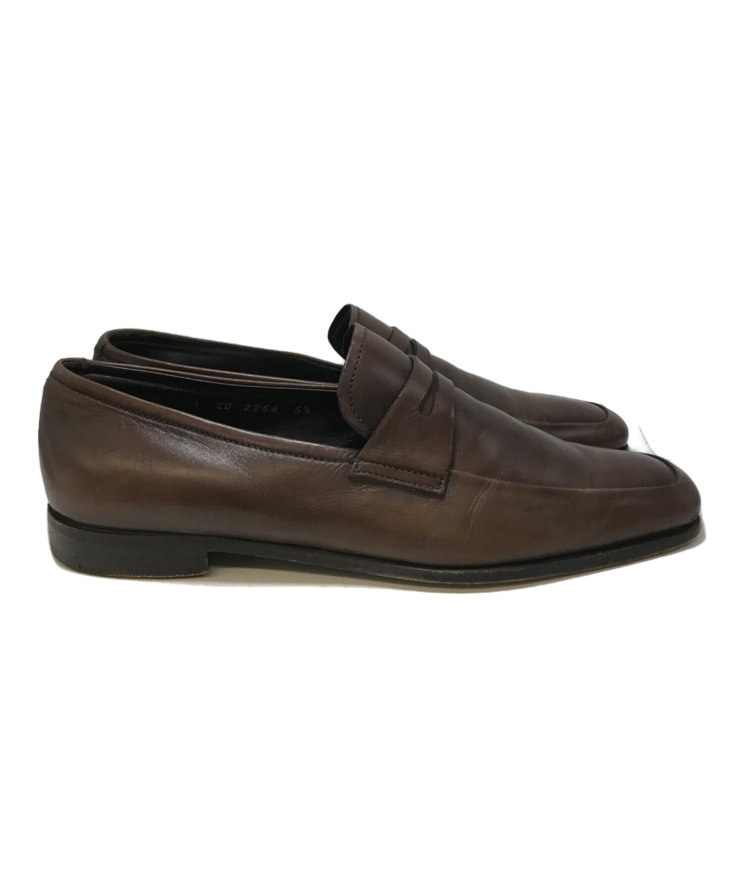 中古・古着通販】PRADA (プラダ) スクエアトゥコインローファー