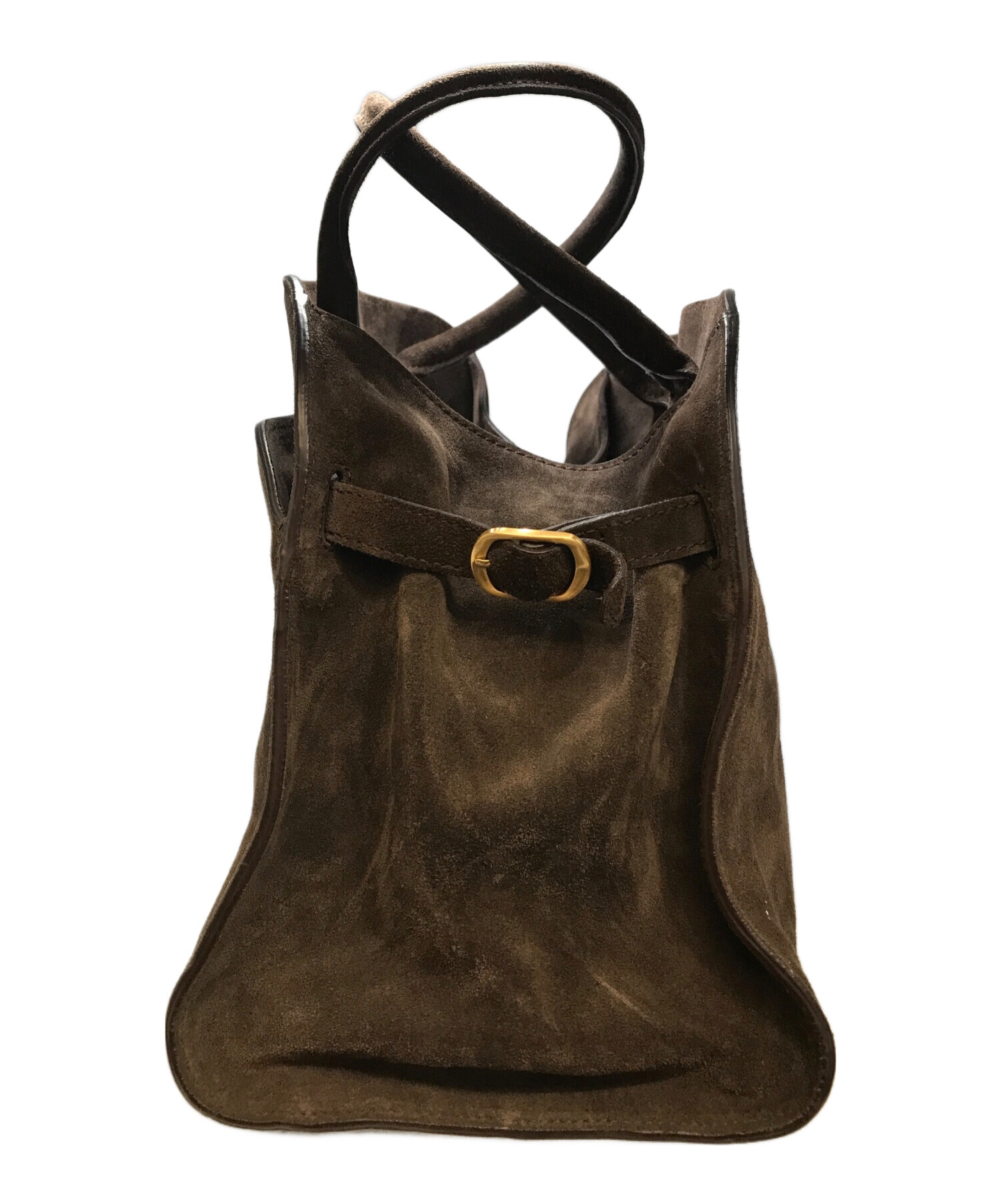 中古・古着通販】ELBORN (エルボルン) Momet Suede Tote Bag ブラウン