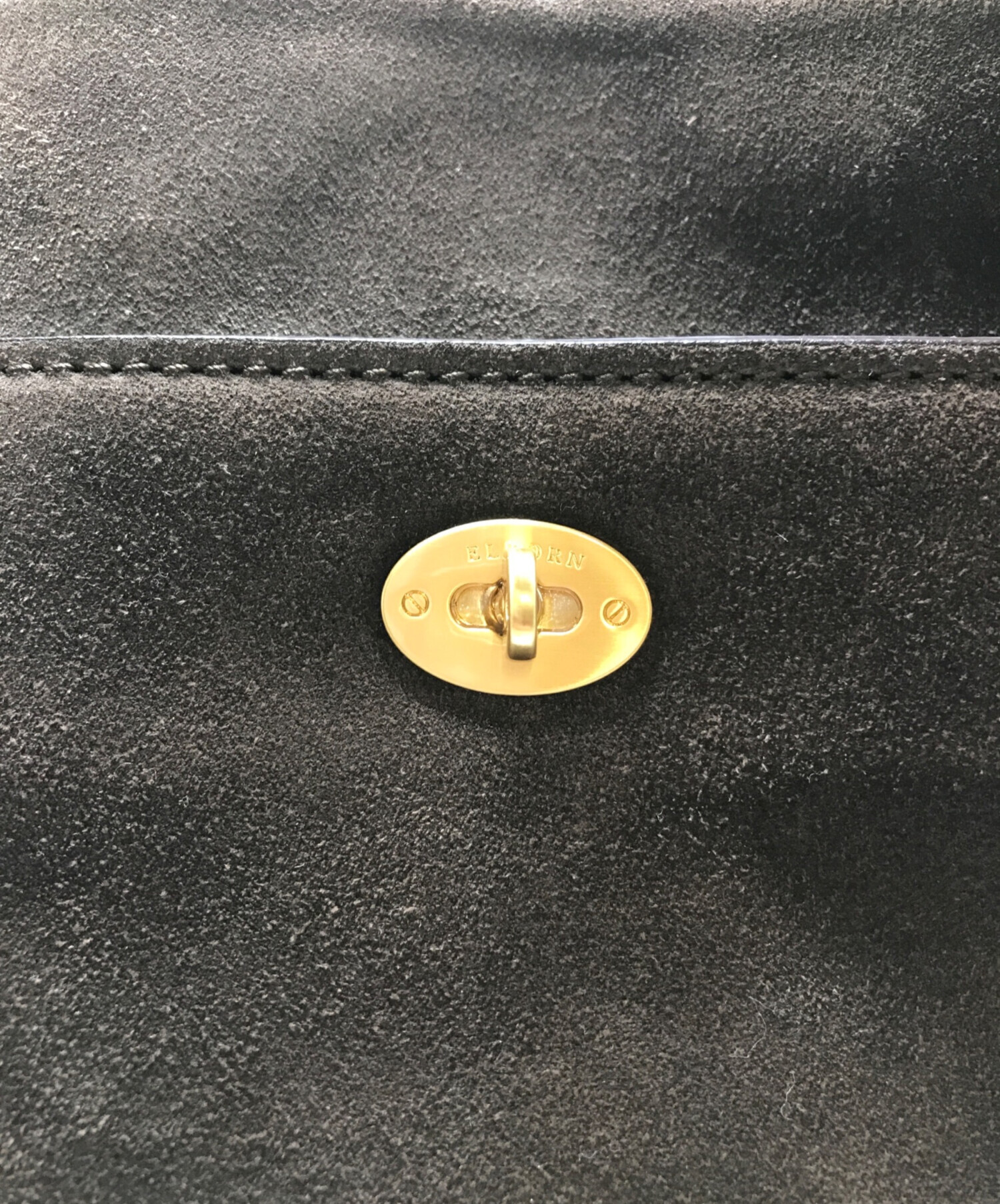 中古・古着通販】ELBORN (エルボルン) Momet Suede Tote Bag ブラウン