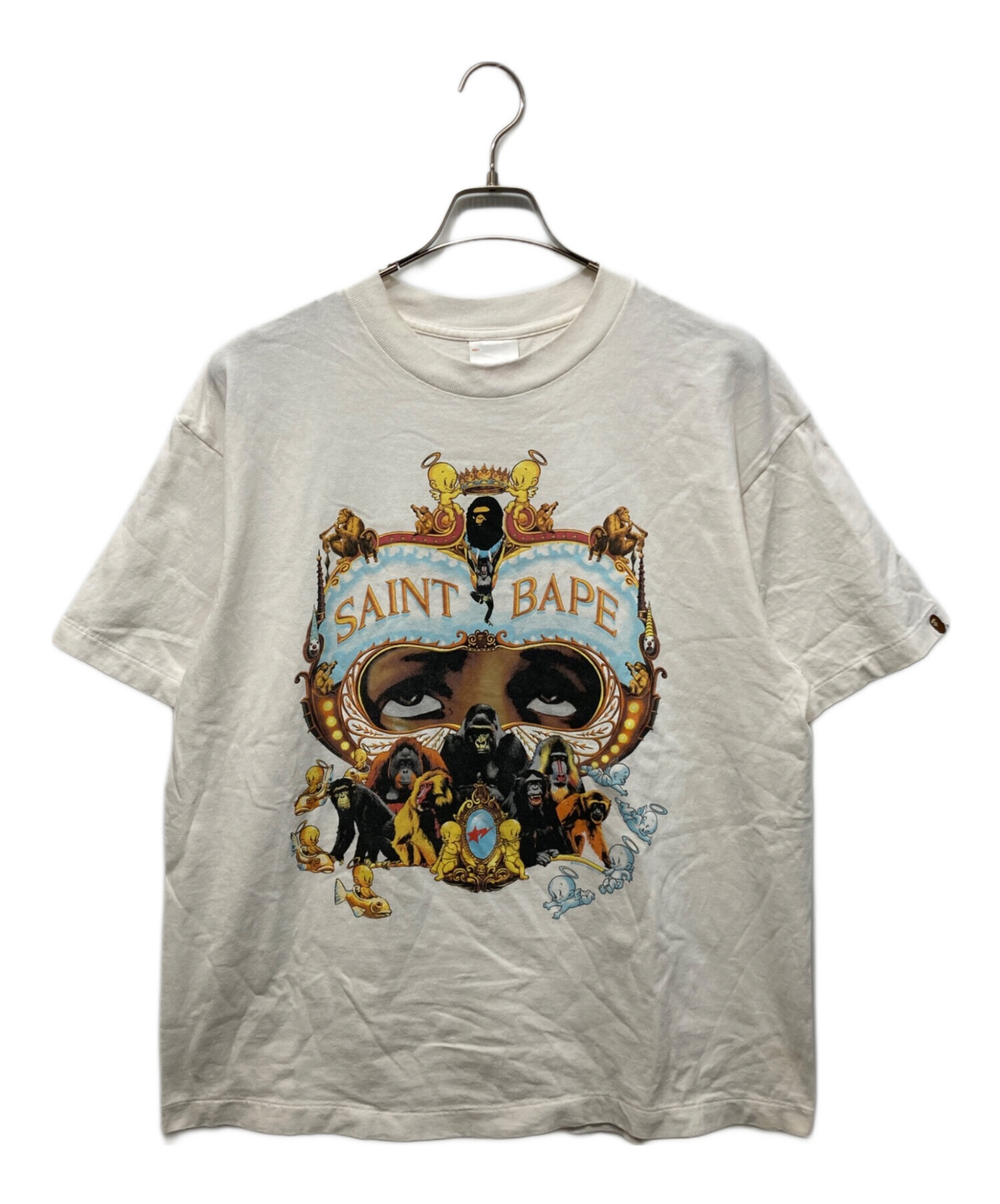 Saint MichaelとA BATHING APEのコラボアイテム SAINT MICHAEL/AP_TRACK JKT/ST APE/CAMO