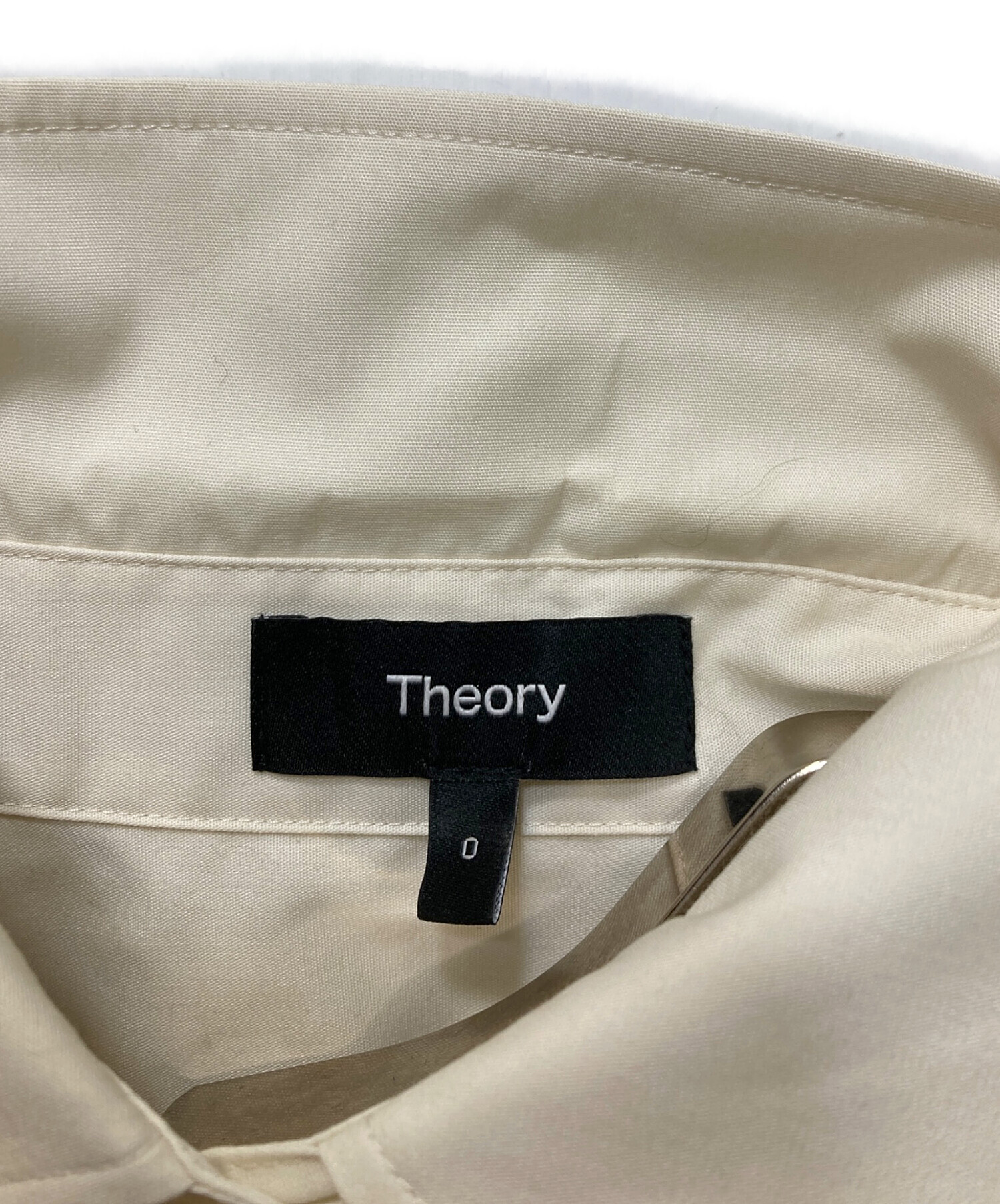 中古・古着通販】theory (セオリー) ドッキングワンピース ホワイト