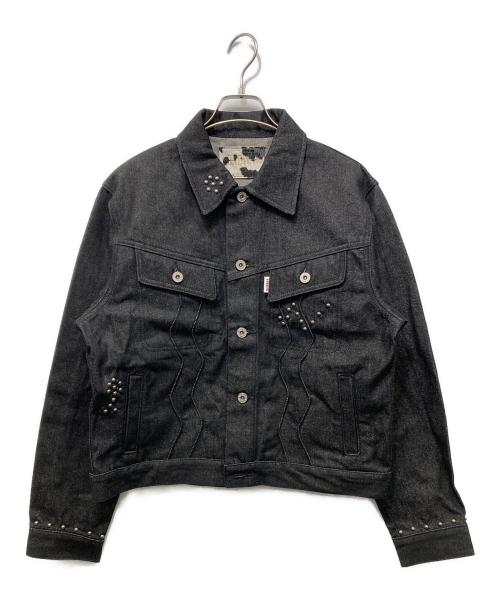 ジャケット・アウター Badway Classic Studs Denim Jacket Msize 中古・古着通販】BADWAY (バッドウェイ) Classic Studs Denim Jacket