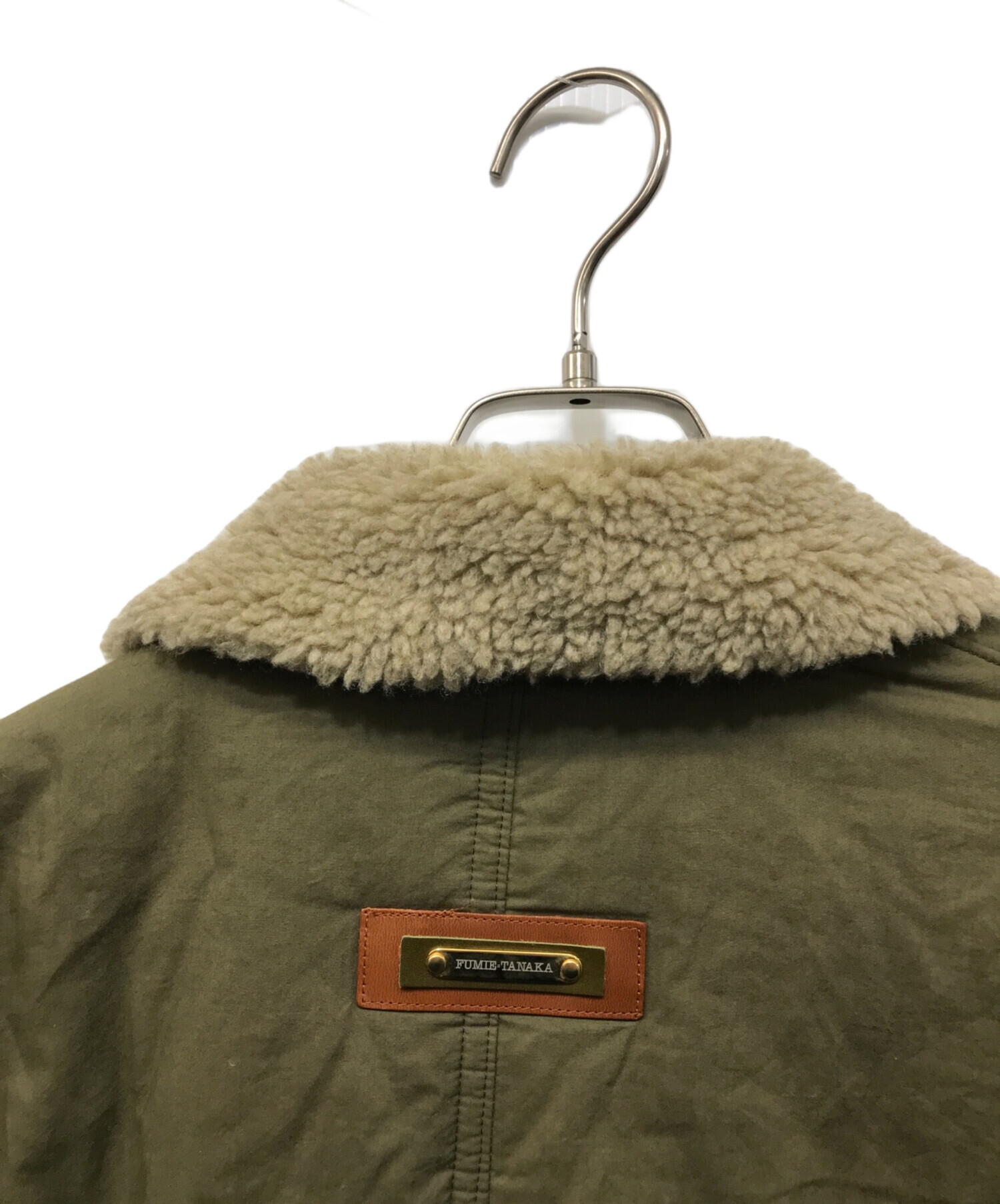 中古・古着通販】FUMIE=TANAKA (フミエタナカ) 襟ボアダウンジャケット