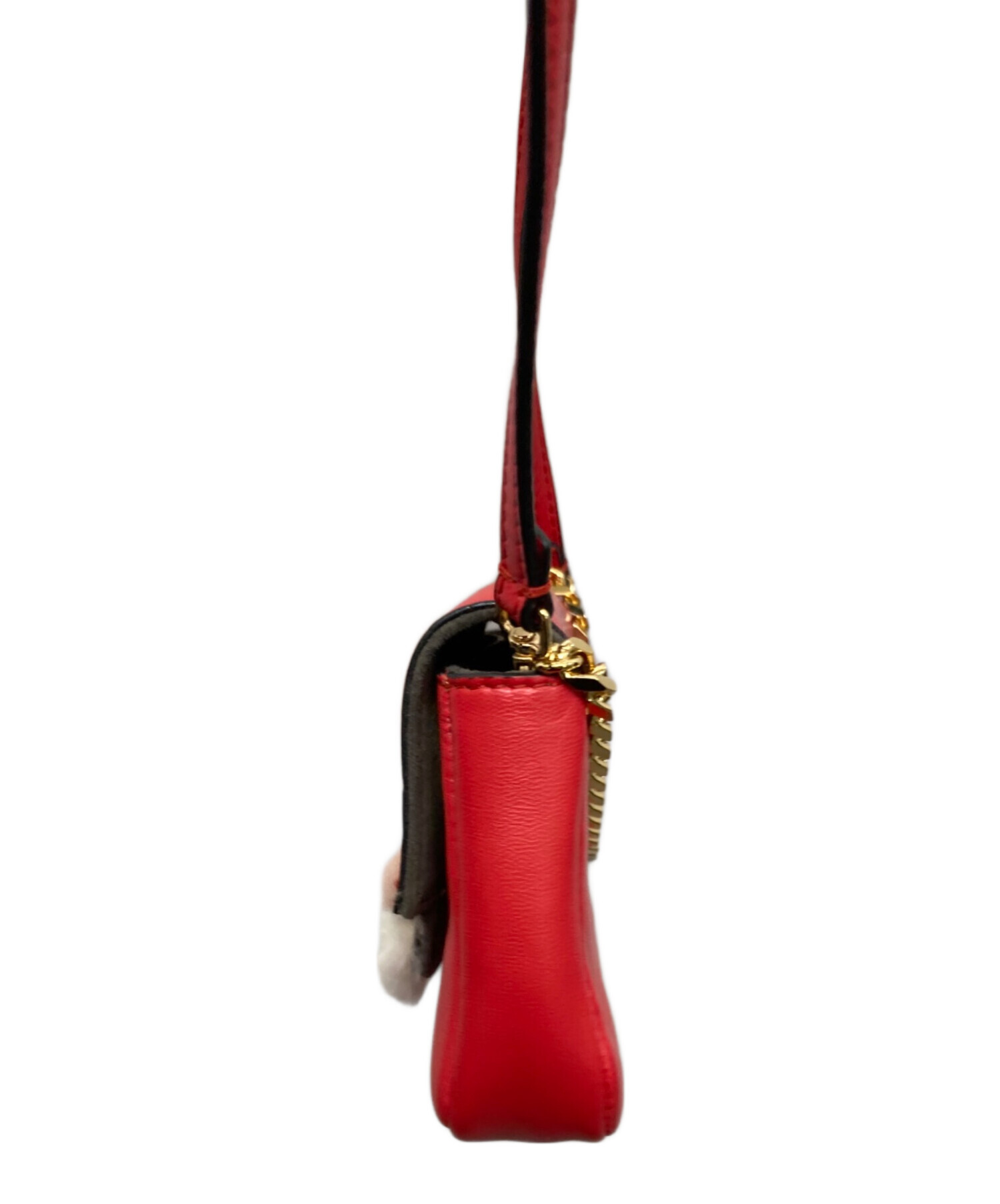 FENDI 2WAY トートバッグ レッド 中古・古着通販】FENDI (フェンディ) 2WAYマイクロバゲットモンスター