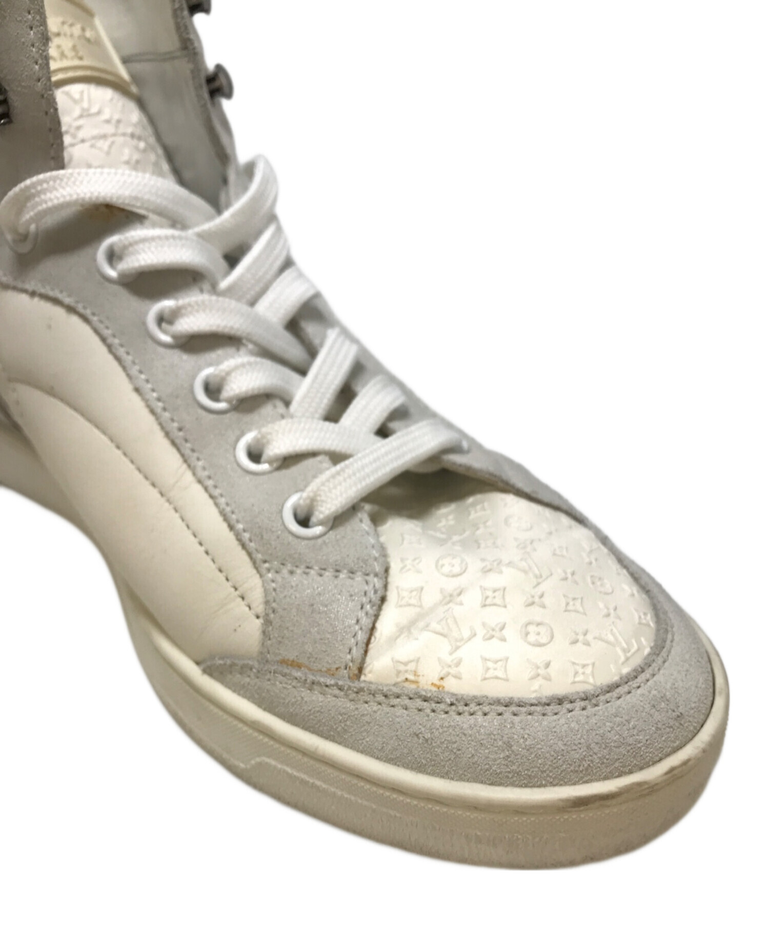 ルイヴィトン Louis Vuitton ハイカット スニーカー ブランド小物 靴 レディース【中古】 中古・古着通販】LOUIS VUITTON (ルイ ヴィトン) リヴォリ ハイカット