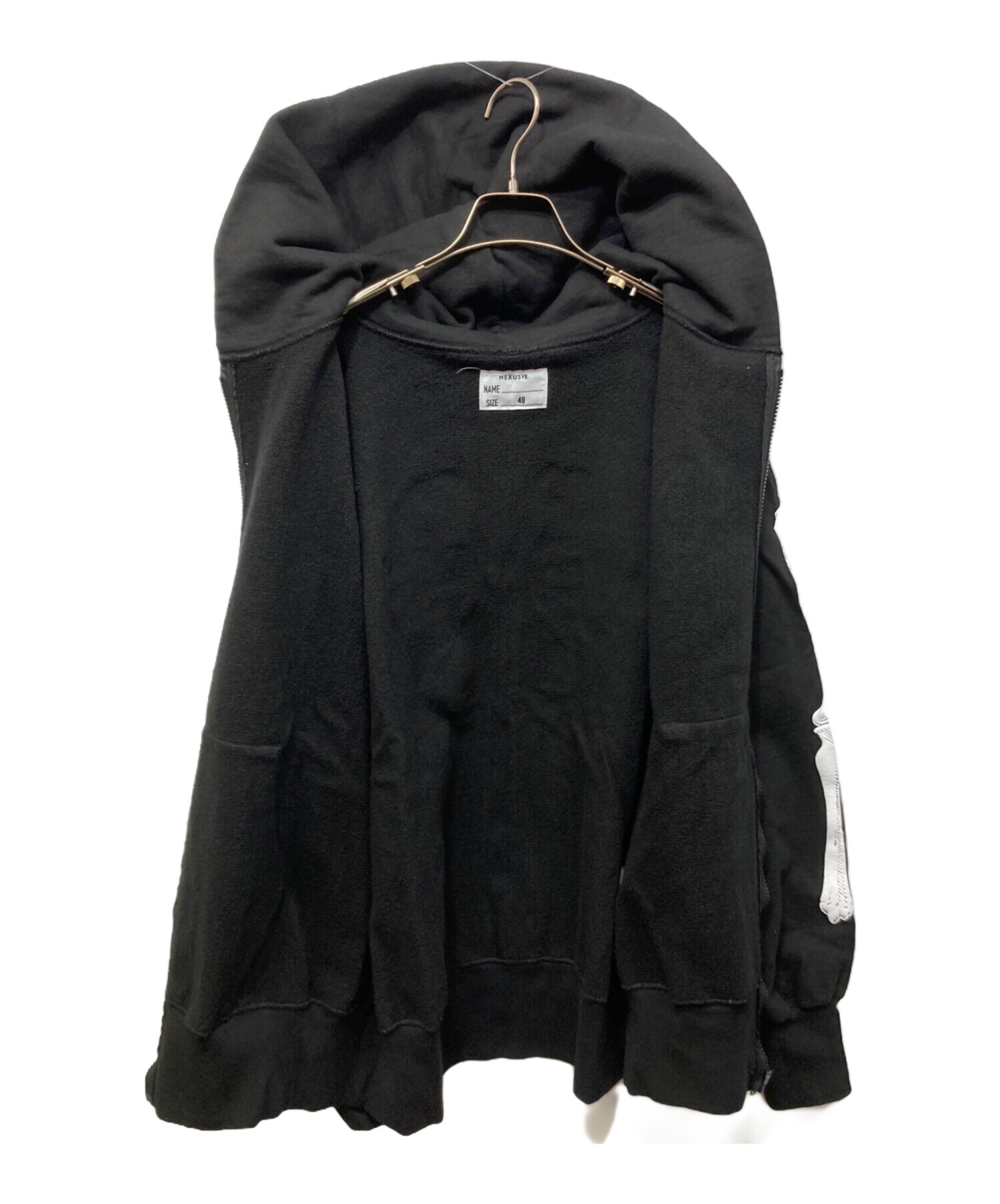 NEXUSVII/ネクサスセブン】BONES W/S HOODIE(BLACK) 【公式通販】