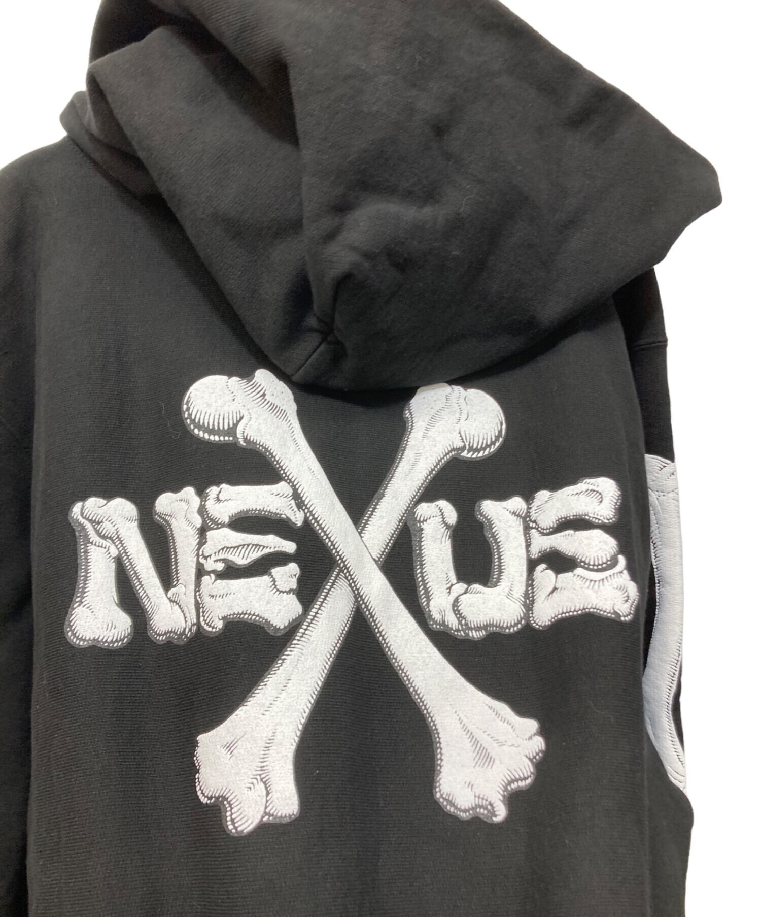 NEXUSVII/ネクサスセブン】BONES W/S HOODIE(BLACK) 【公式通販】