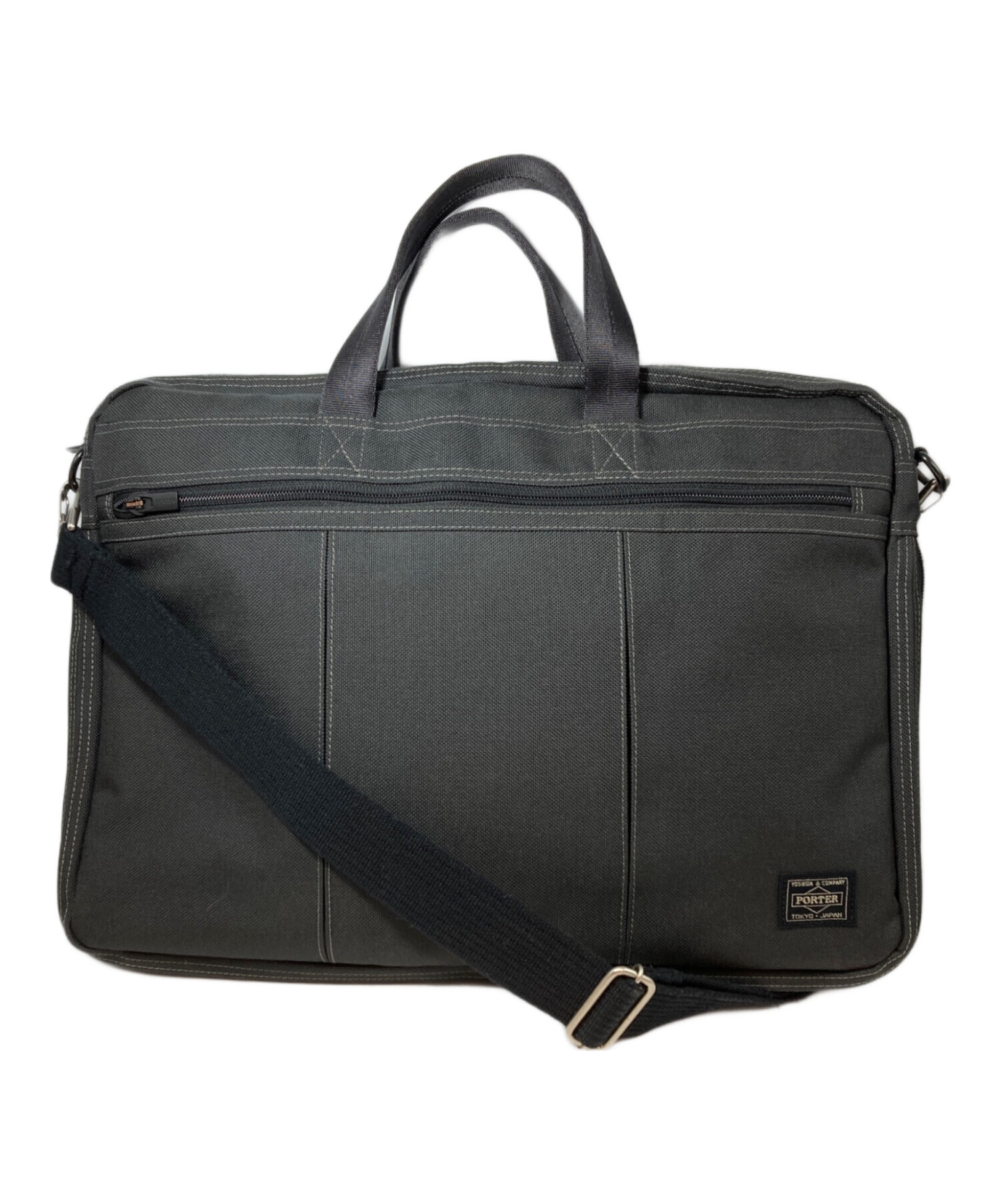 未使用品 ポーター2WAY ブリーフケース 中古・古着通販】PORTER (ポーター) 2WAYブリーフケース ブラック