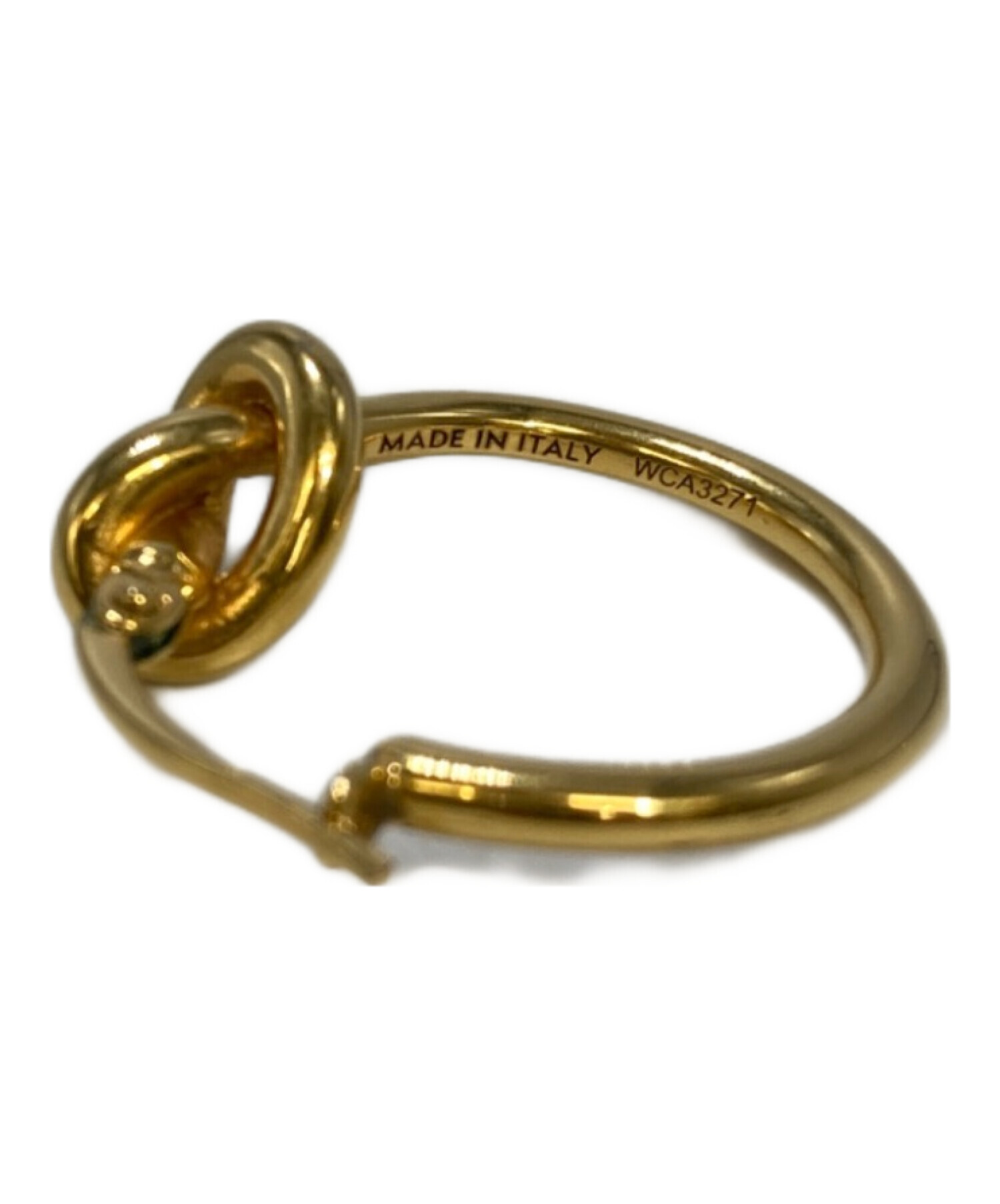 中古・古着通販】CELINE (セリーヌ) ノット GP フープピアス ゴールド