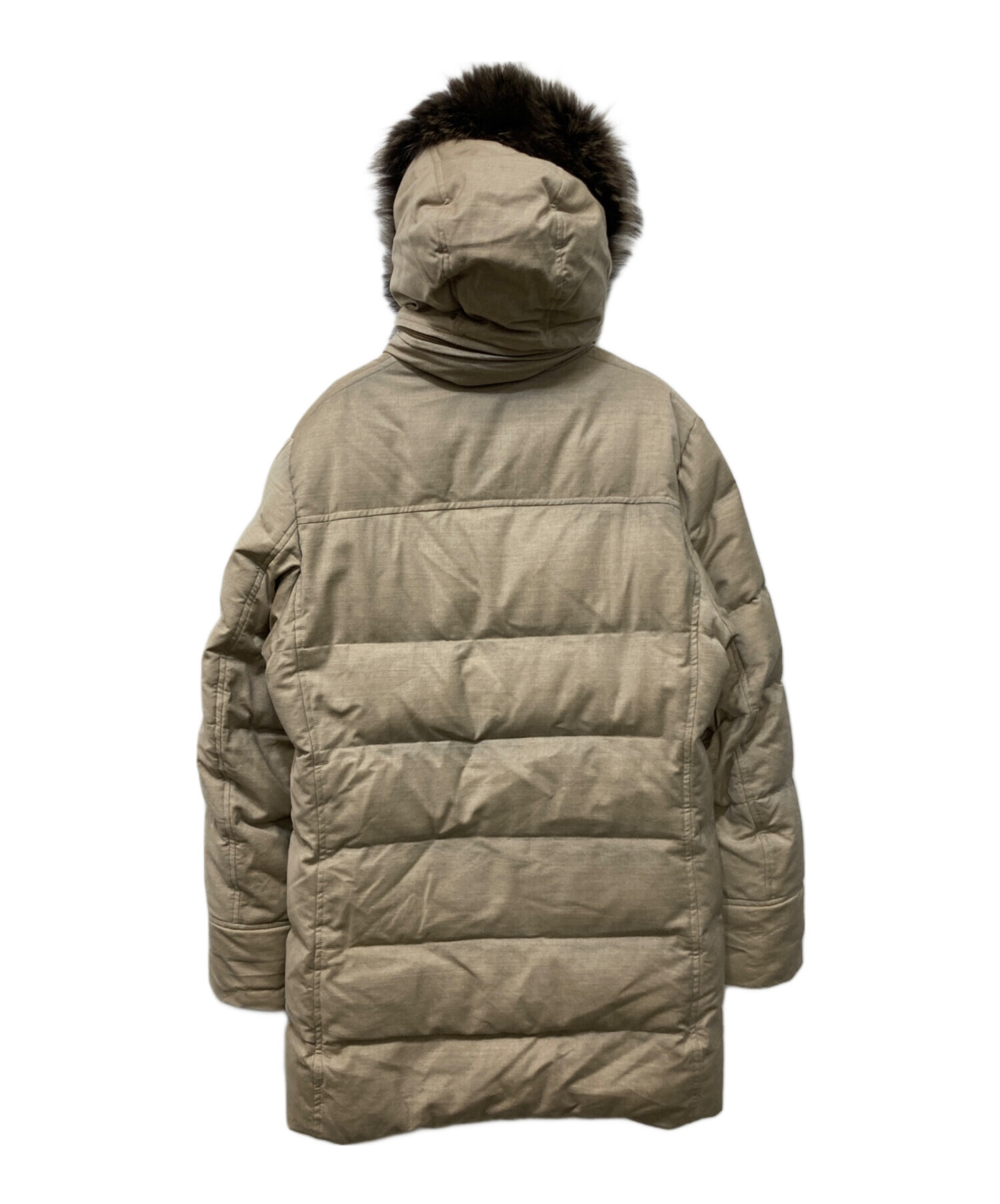 中古・古着通販】MOORER (ムーレー) BARBIERI ダウンコート ベージュ