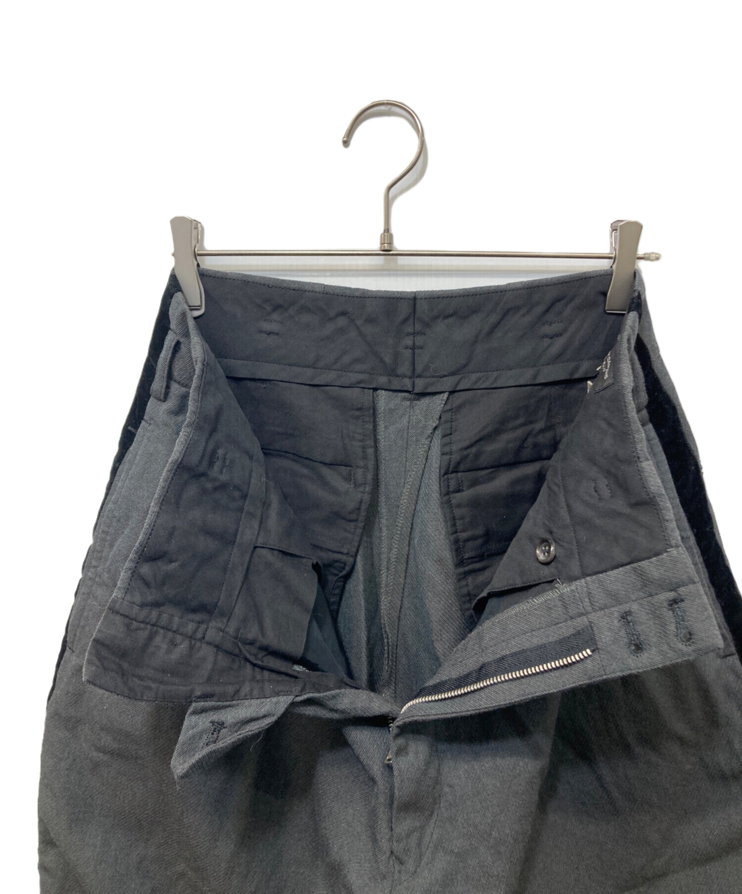 コムデギャルソンオムプリュスevergreen ウールパンツ comme des garcons homme plus evergreen side sea