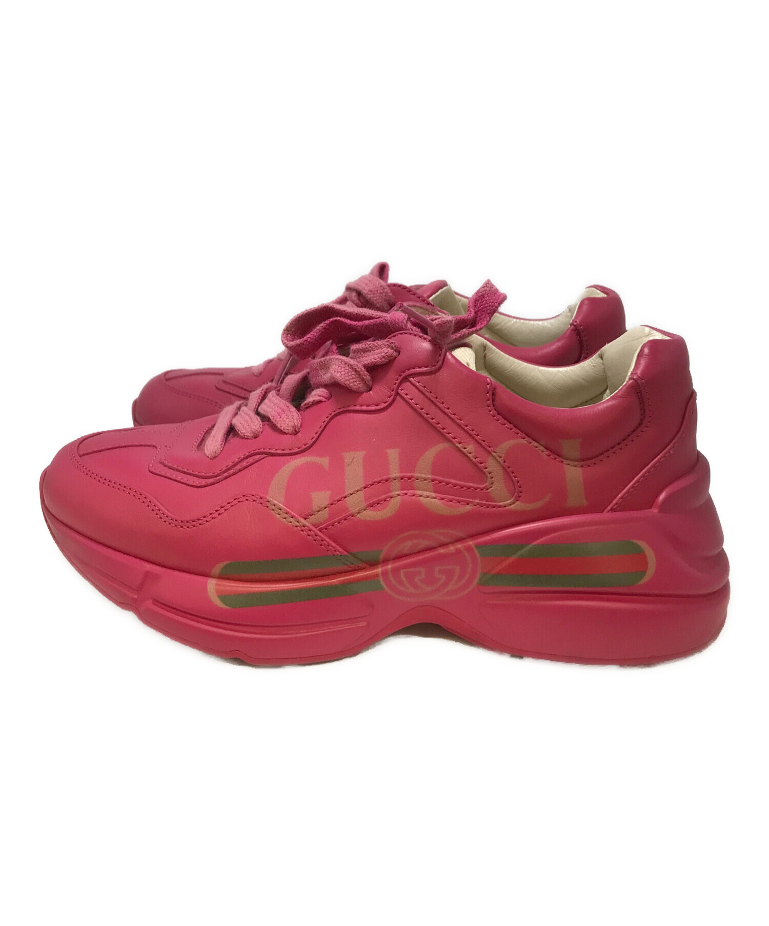 中古・古着通販】GUCCI (グッチ) ライトンシェリーラインスニーカー