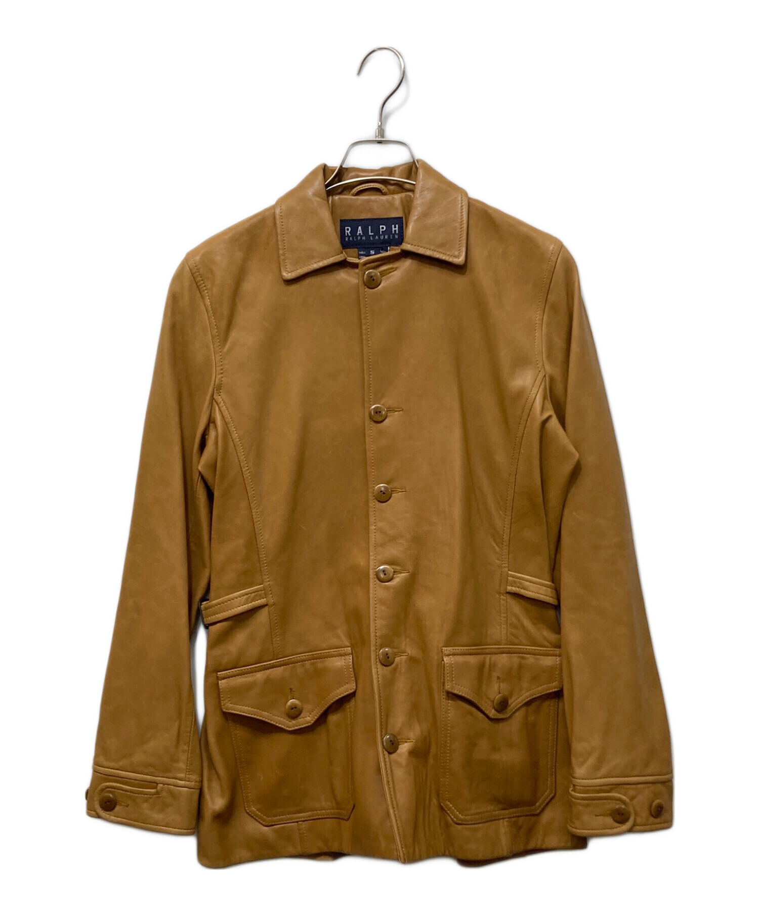 ラルフローレン　ラムレザージャケット 中古・古着通販】RALPH LAUREN (ラルフローレン) ラムレザージャケット