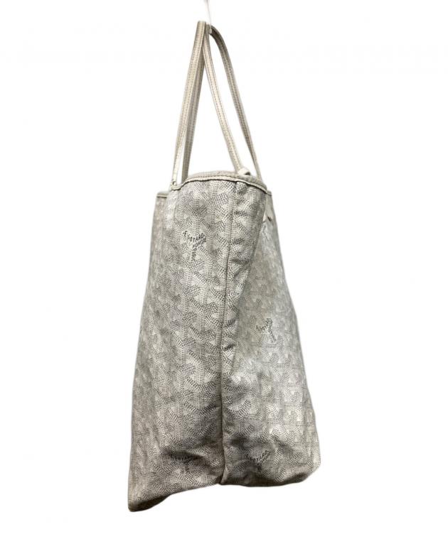 noringo。GOYARD サンルイ　GM ホワイト トートバッグ 中古・古着通販】GOYARD (ゴヤール) サンルイGMトートバッグ ホワイト