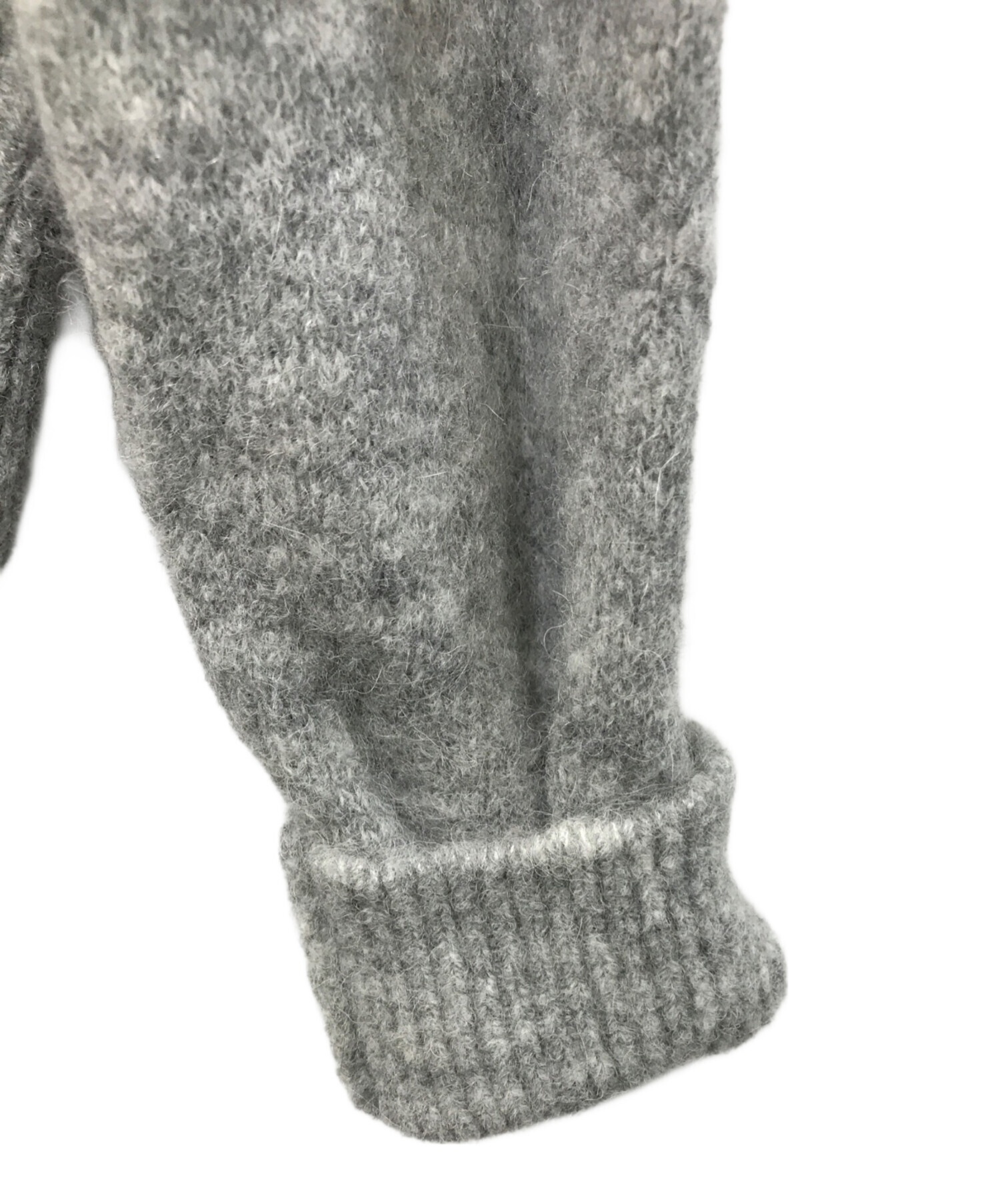 中古・古着通販】yori (ヨリ) ベビーアルパカ混ポロニット プル